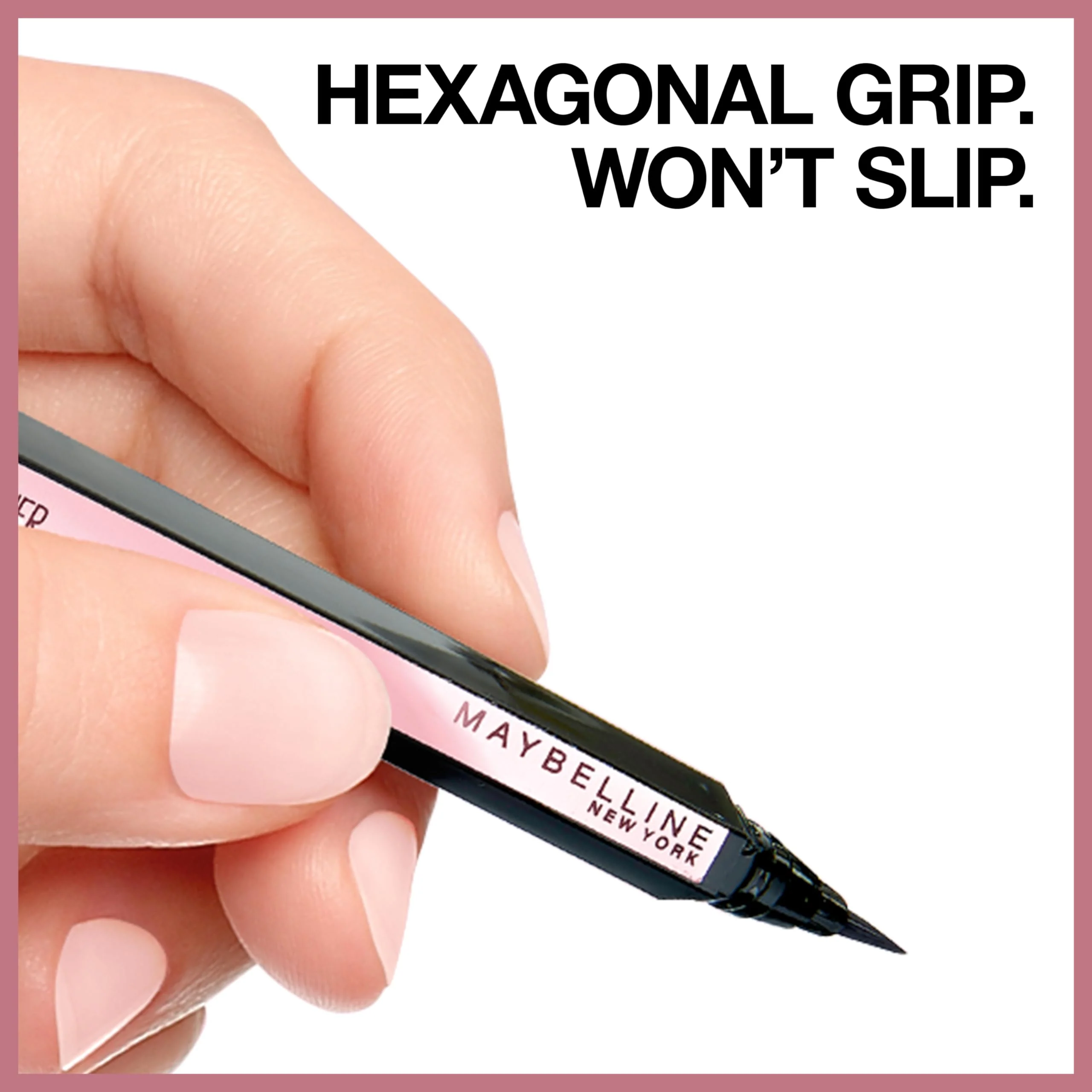 Maybelline Hyper Easy Liquid Pen No-Skip Eyeliner, Satin Finish, Waterproof Formula, Pitch Black, 0.018 Fl Oz - Image 10