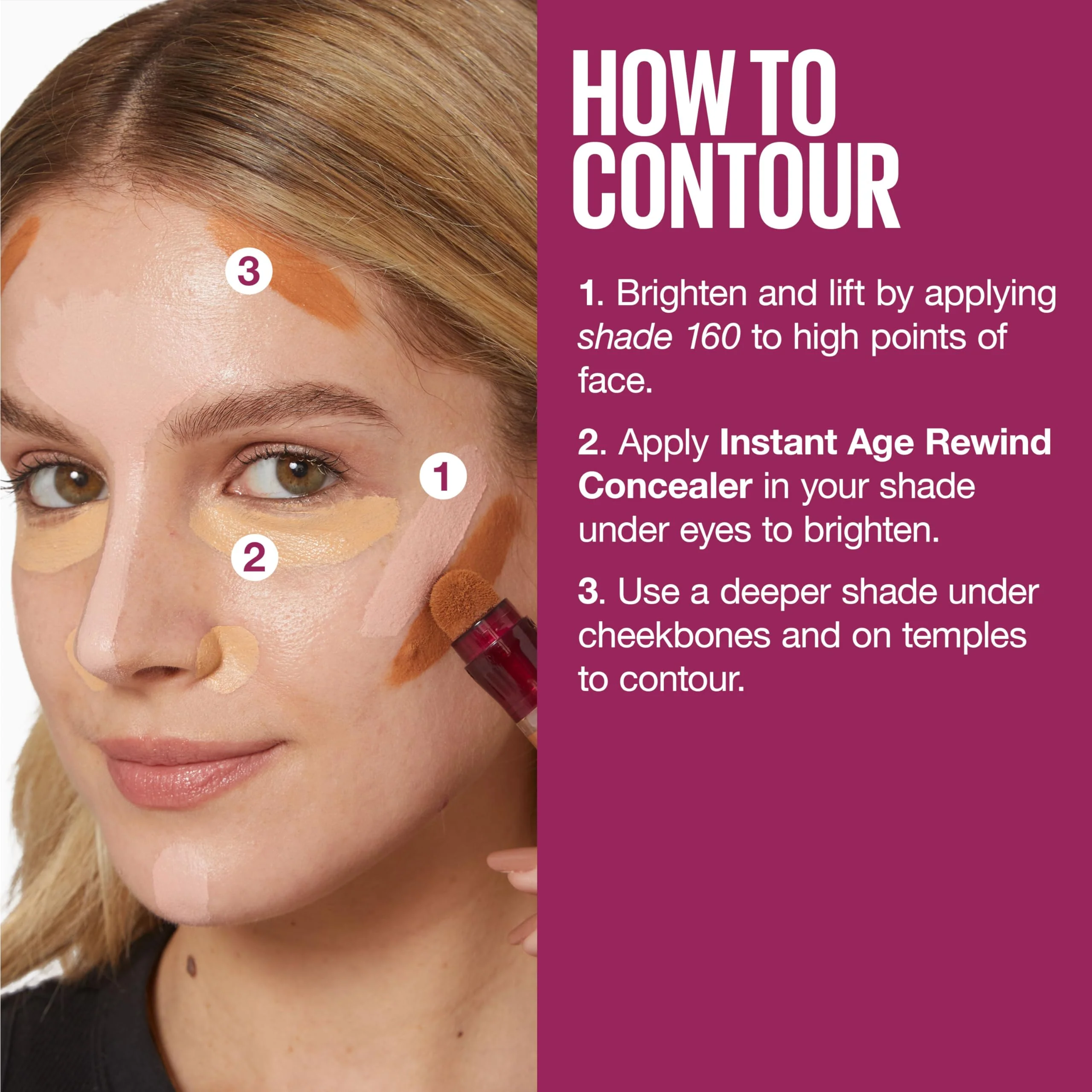 Maybelline Instant Age Rewind Eraser Dark Circles Treatment Multi-Use Concealer, 120, 1 Count (Packaging May Vary) - Image 2