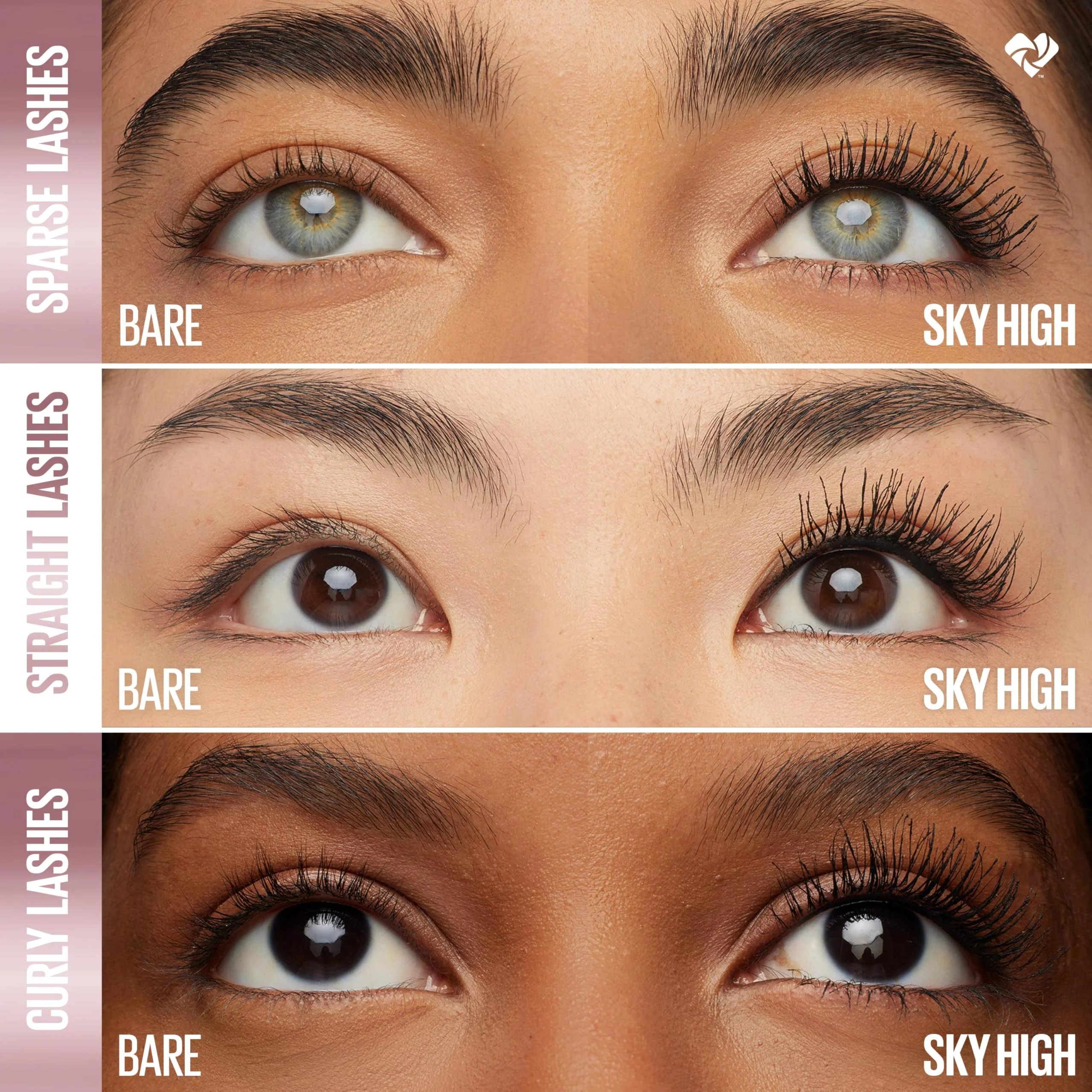 Maybelline Lash Sensational Sky High Glitter Mascara, Diamond Effect Eye Makeup for Lashes and Brows, Washable, Space Diamond, 1 Count - Image 22