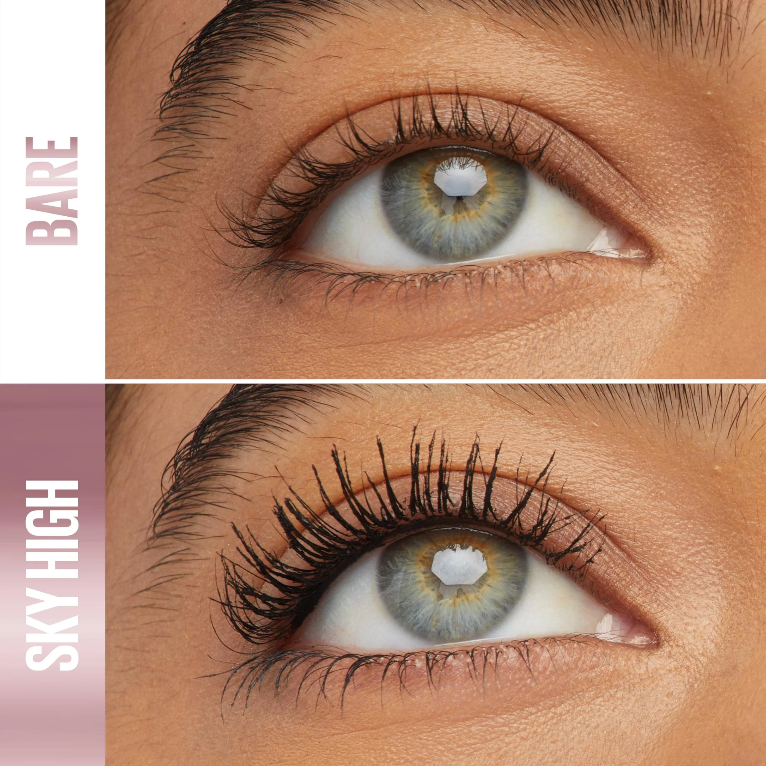 Maybelline Lash Sensational Sky High Glitter Mascara, Diamond Effect Eye Makeup for Lashes and Brows, Washable, Space Diamond, 1 Count - Image 8