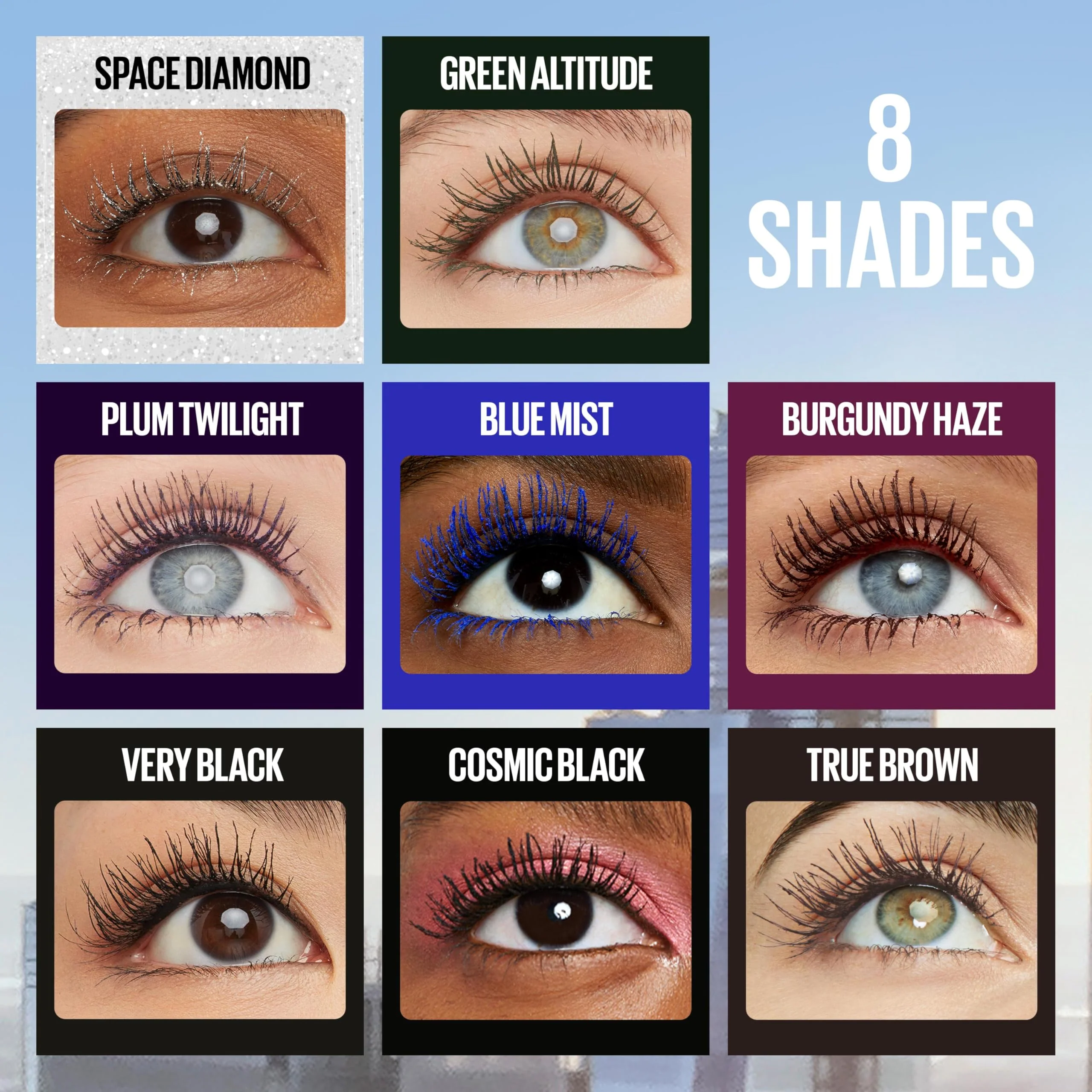 Maybelline Lash Sensational Sky High Mascara Makeup, Volumizing, Lengthening, Defining, Curling, Multiplying, Buildable, Washable Formula, Burgundy Haze, 1 Count - Image 4