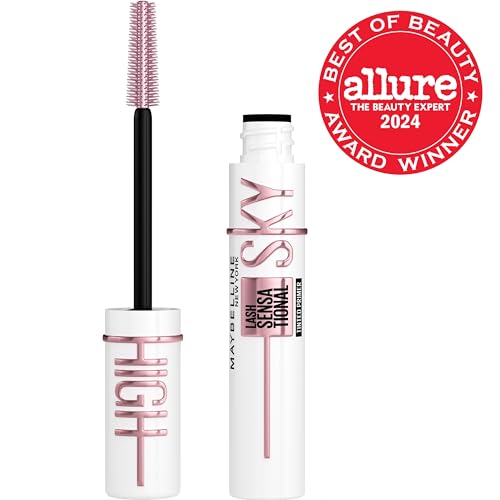 Maybelline Lash Sensational Sky High Serum Infused Lash Primer for Mascara, Lengthening, Thickening, Tinted and Washable Formula, Soft Black, 1 Count - Image 8