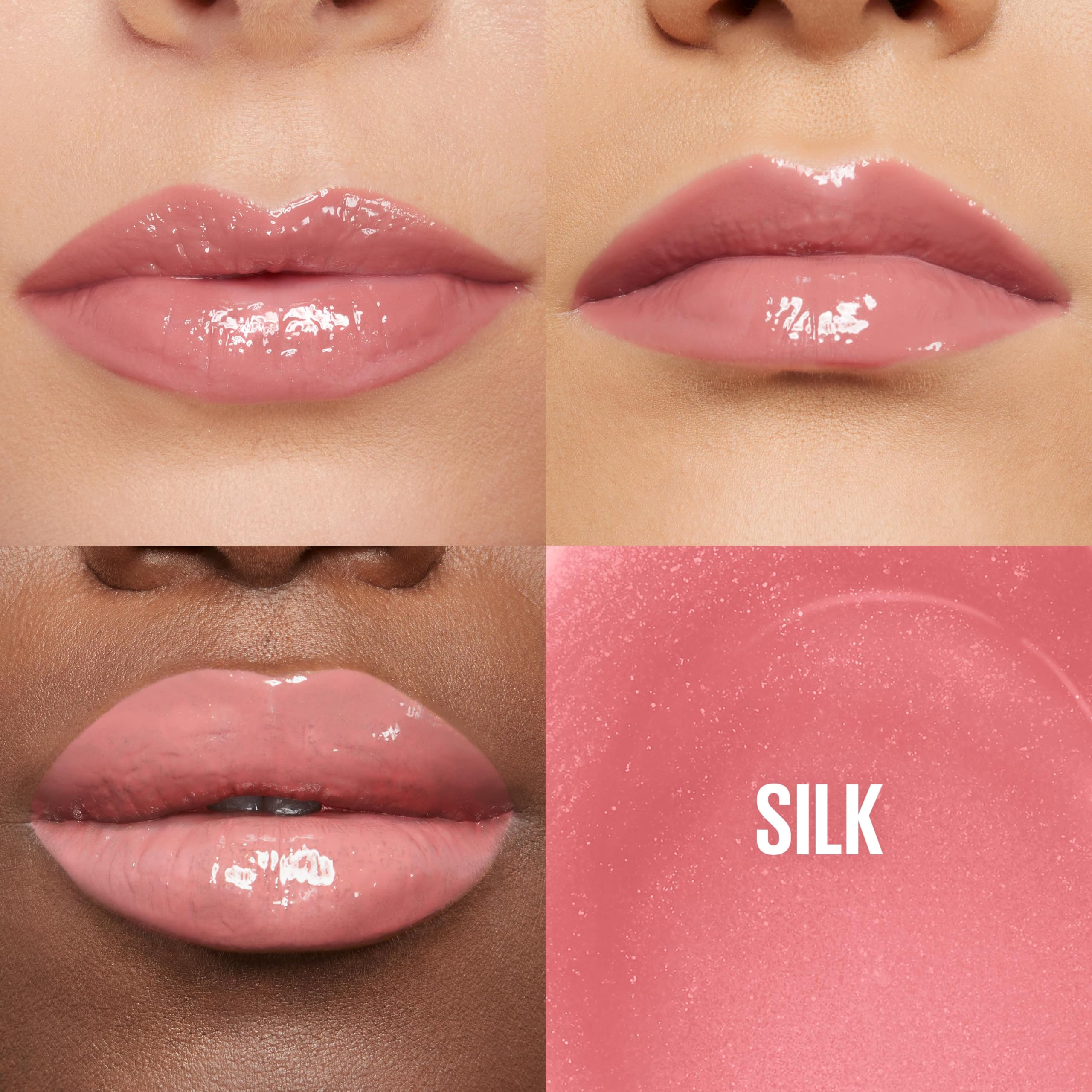 Maybelline Lifter Gloss, Hydrating Lip Gloss with Hyaluronic Acid, High Shine for Plumper Looking Lips, Silk, Warm Mauve Neutral, 0.18 Ounce - Image 7
