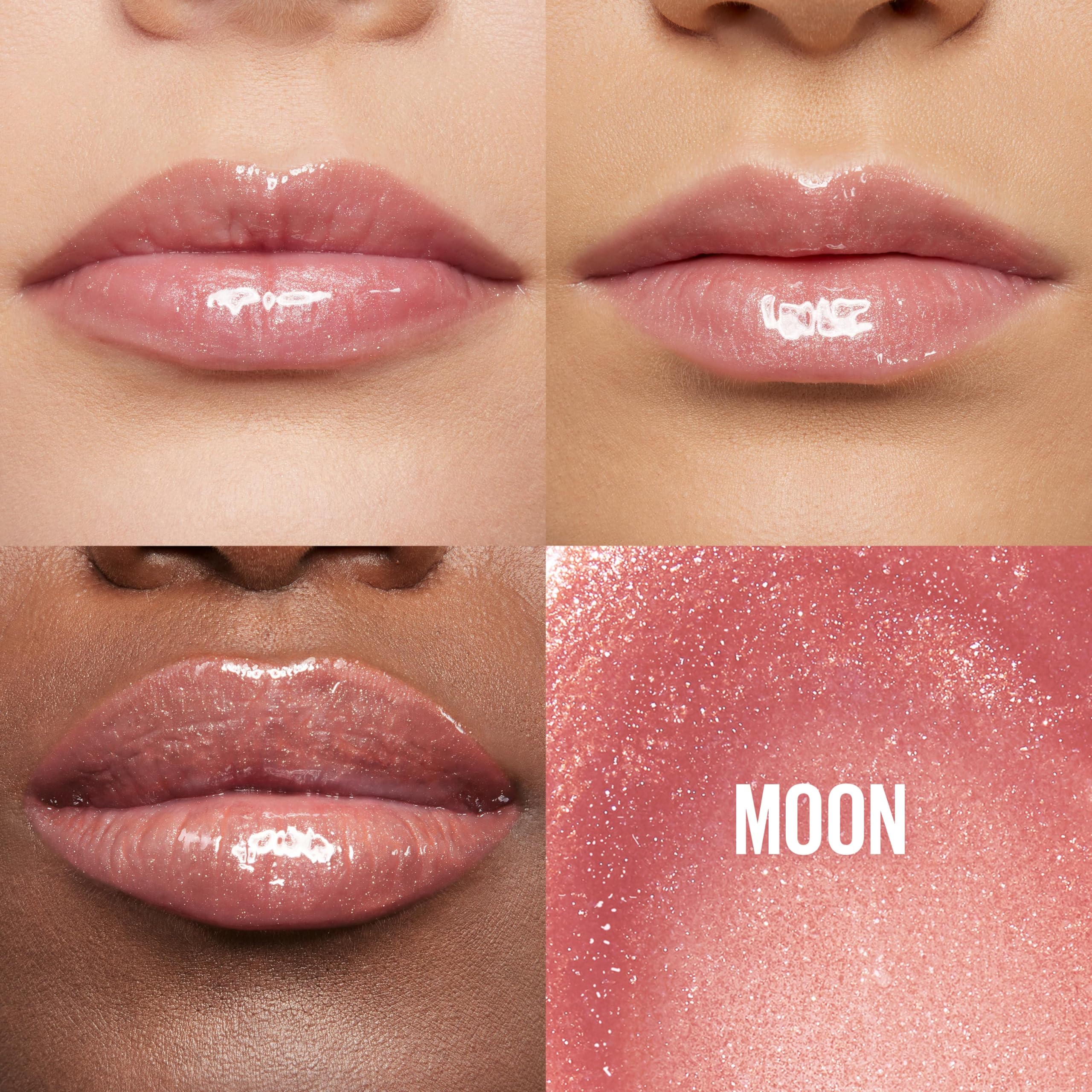 Maybelline Lifter Gloss, Hydrating Lip Gloss with Hyaluronic Acid, Moon, Nude Pink, 0.18 Ounce - Image 10