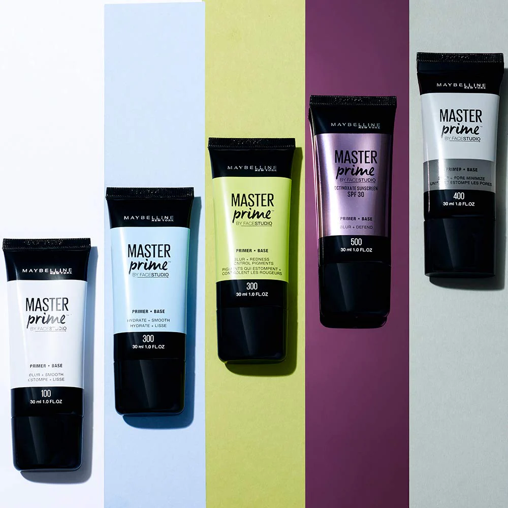 Maybelline Master Prime Face Primer Makeup Base, 1 Fl Oz - Image 2