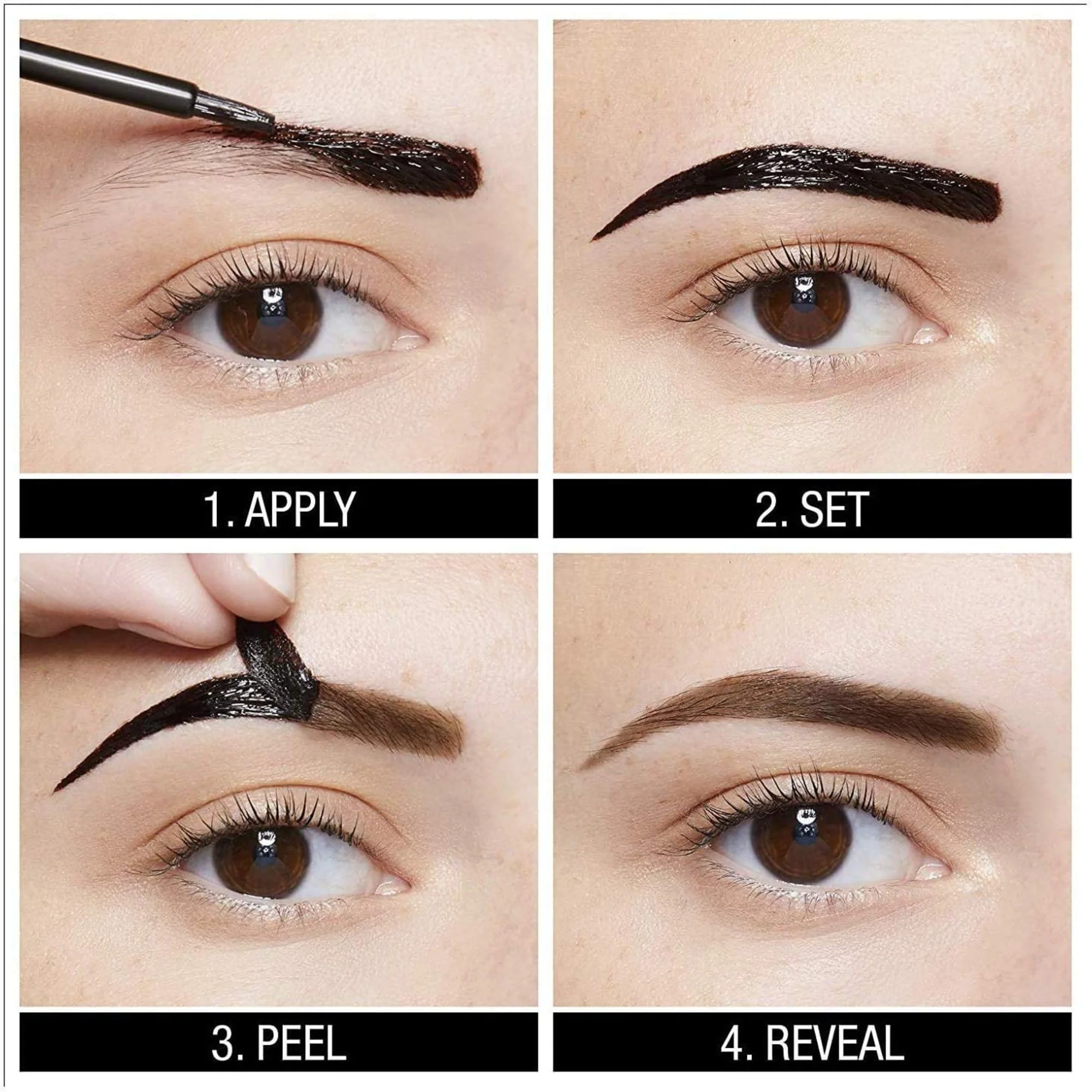 Maybelline New York Brow Tattoo Longlasting Tint, Dark Brown, 4.9 ml - Image 2