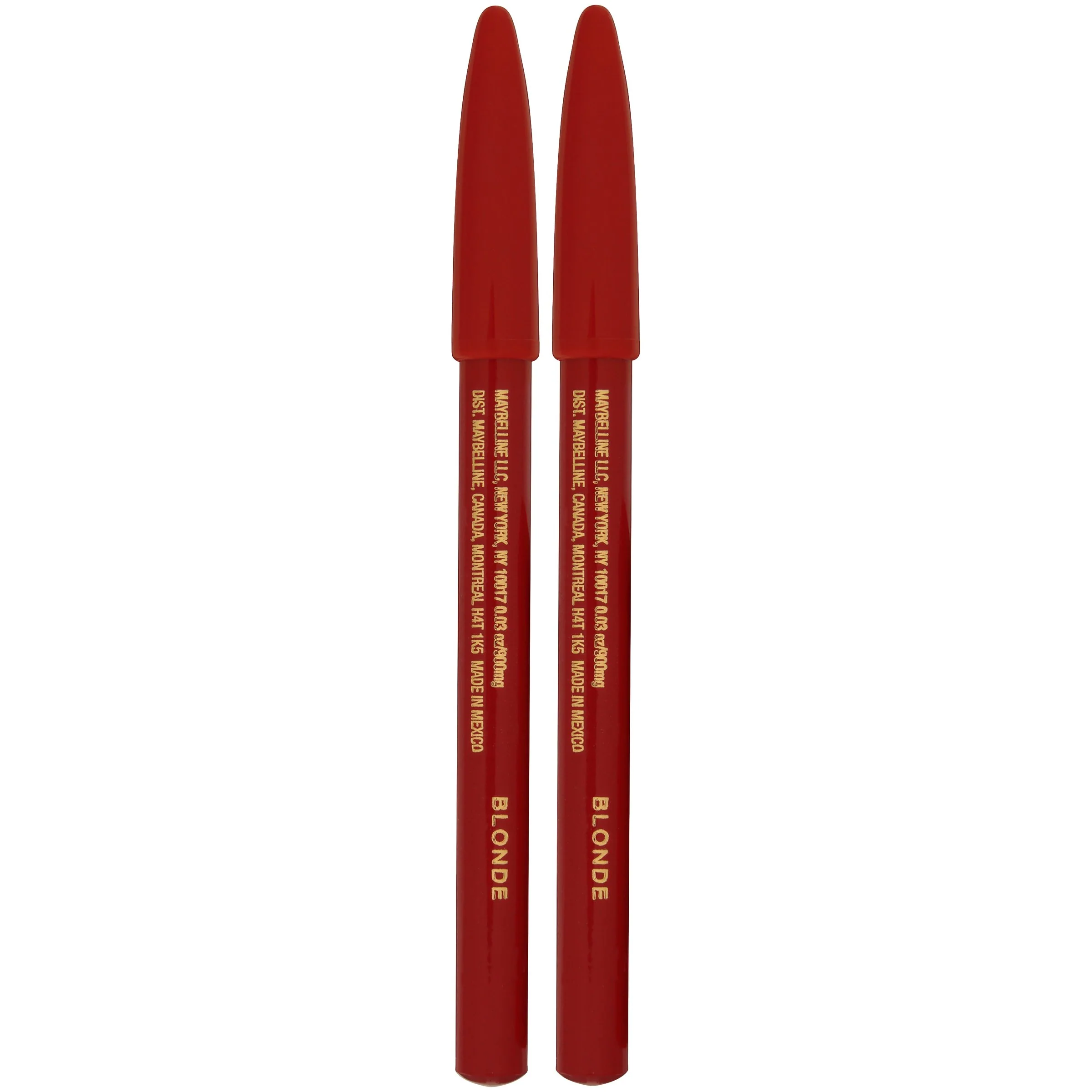 Maybelline New York Makeup Expert Wear Twin Eyebrow Pencils and Eyeliner Pencils, Blonde Shade, 0.06 Ounce, 2 Count (Pack of 1) - Image 4