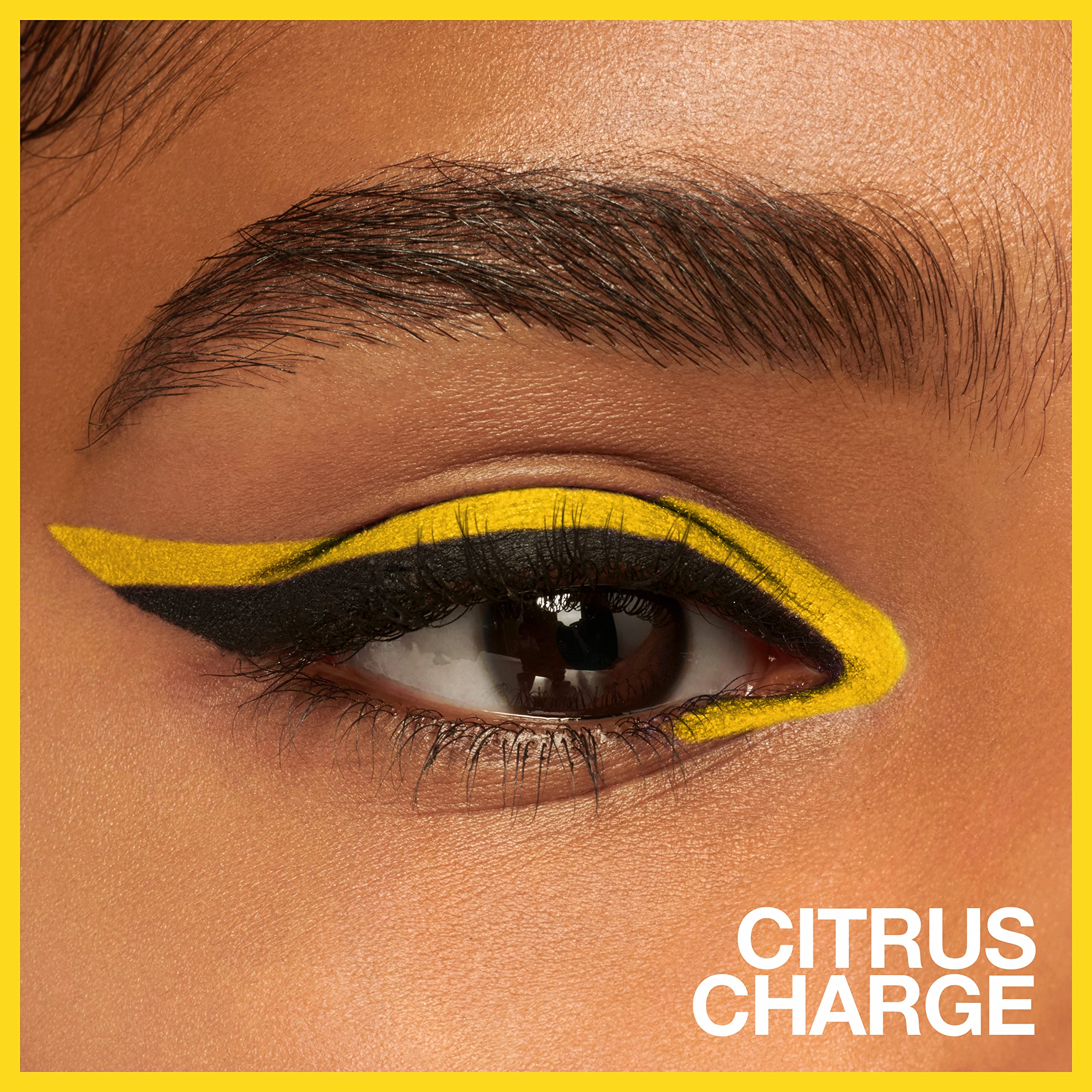 MAYBELLINE New York Tattoo Studio Long-Lasting Sharpenable Eyeliner Pencil, Glide on Smooth Gel Pigments with 36 Hour Wear, Waterproof Citrus Charge 0.04 oz - Image 7