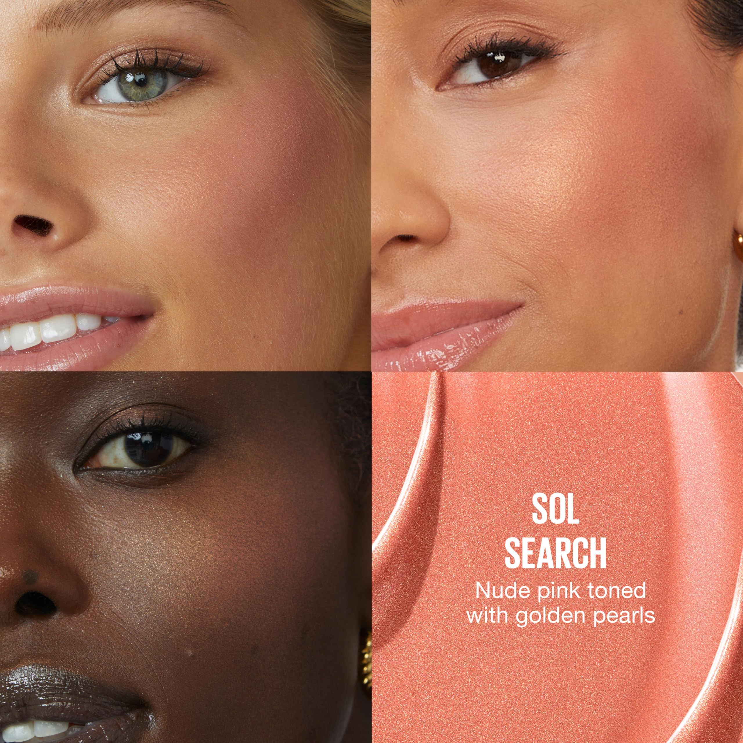 Maybelline Sunkisser Multi-Use Liquid Blush and Bronzer, Blendable, Longwear, Glowy Make Up, Sol Search, 1 Count - Image 6
