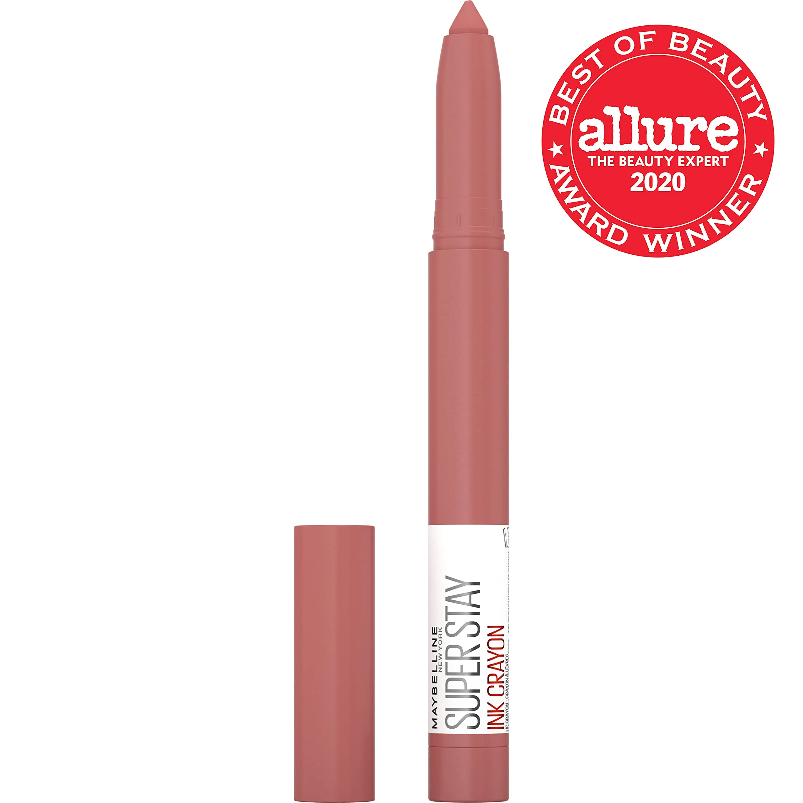 Maybelline Super Stay Ink Crayon Lipstick Makeup, Precision Tip Matte Lip Crayon with Built-in Sharpener, Longwear Up To 8Hrs, Achieve It All, Brown Nude, 1 Count - Image 8