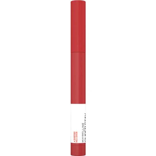 Maybelline Super Stay Ink Crayon Lipstick Makeup, Precision Tip Matte Lip Crayon with Built-in Sharpener, Longwear Up To 8Hrs, Make Moves, Red Nude, 1 Count - Image 3