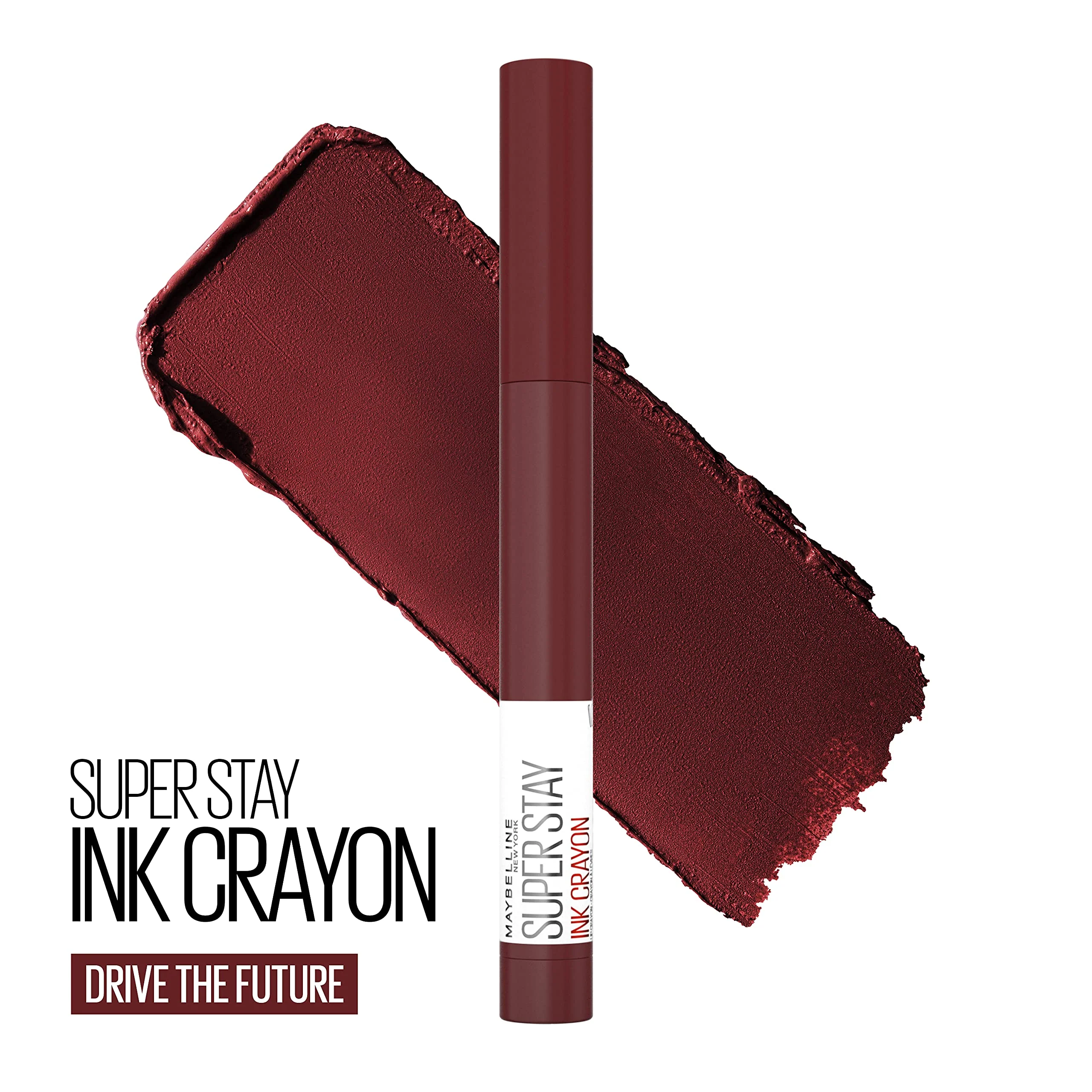 Maybelline Super Stay Ink Crayon Matte Longwear Lipstick Makeup, 165 Drive The Future, 0.04 oz - Image 11