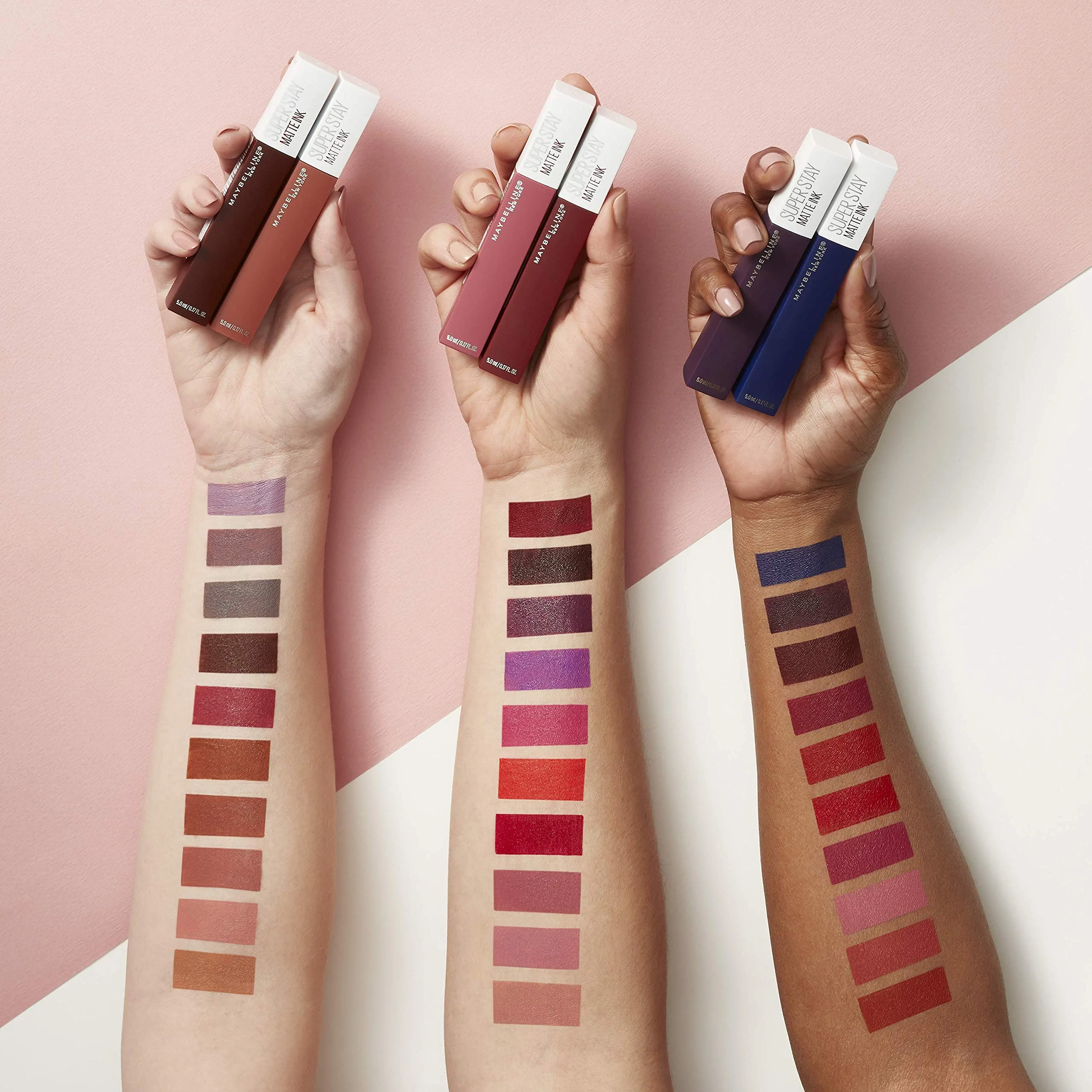 Maybelline Super Stay Matte Ink Liquid Lipstick Makeup, Long Lasting High Impact Color, Up to 16H Wear, Amazonian, Nude Brown, 1 Count, Packaging May Vary - Image 2