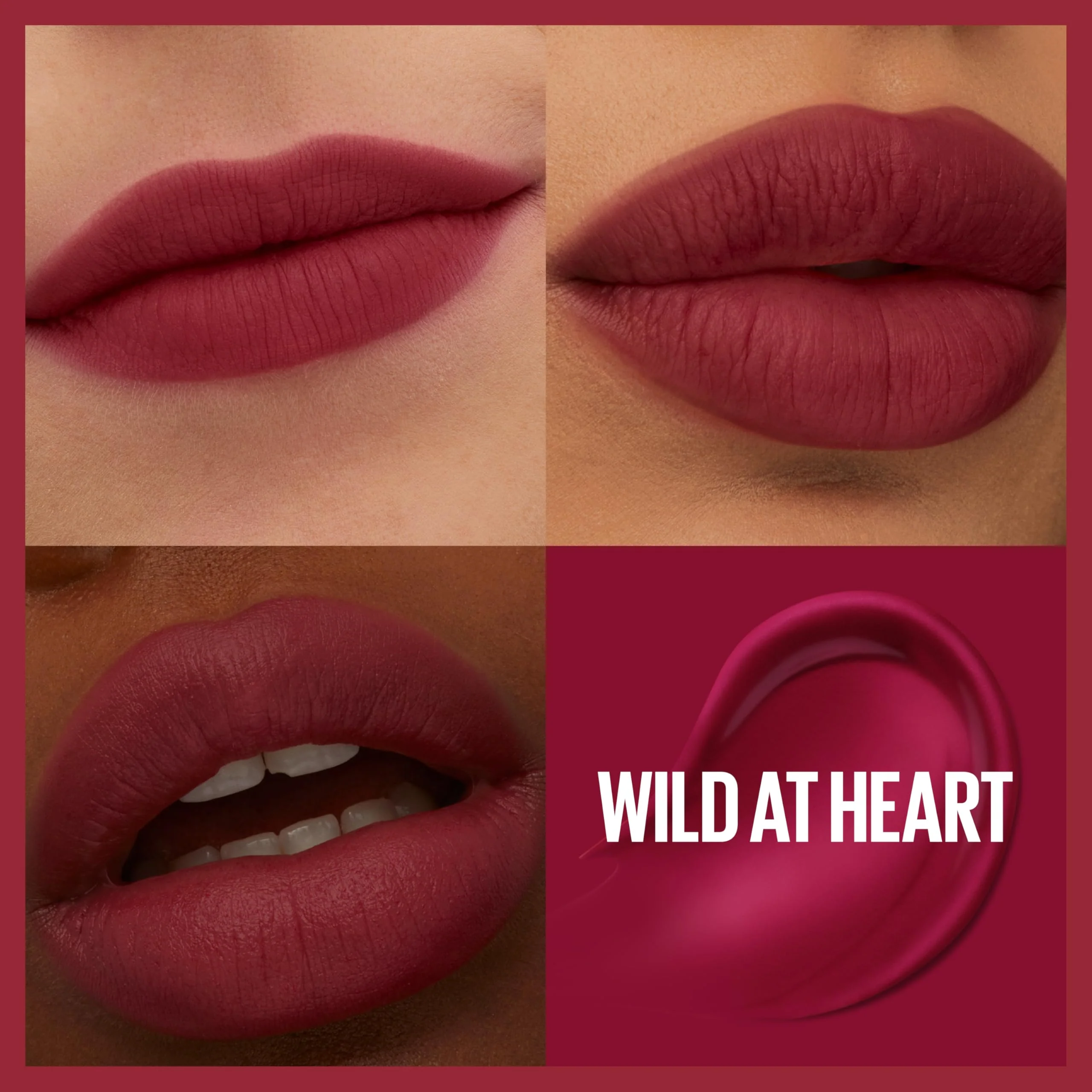 MAYBELLINE Super Stay Teddy Lip Tint, Long Lasting Matte Lipstick For Up To 12HR Wear, Wild At Heart, 1 Count - Image 8