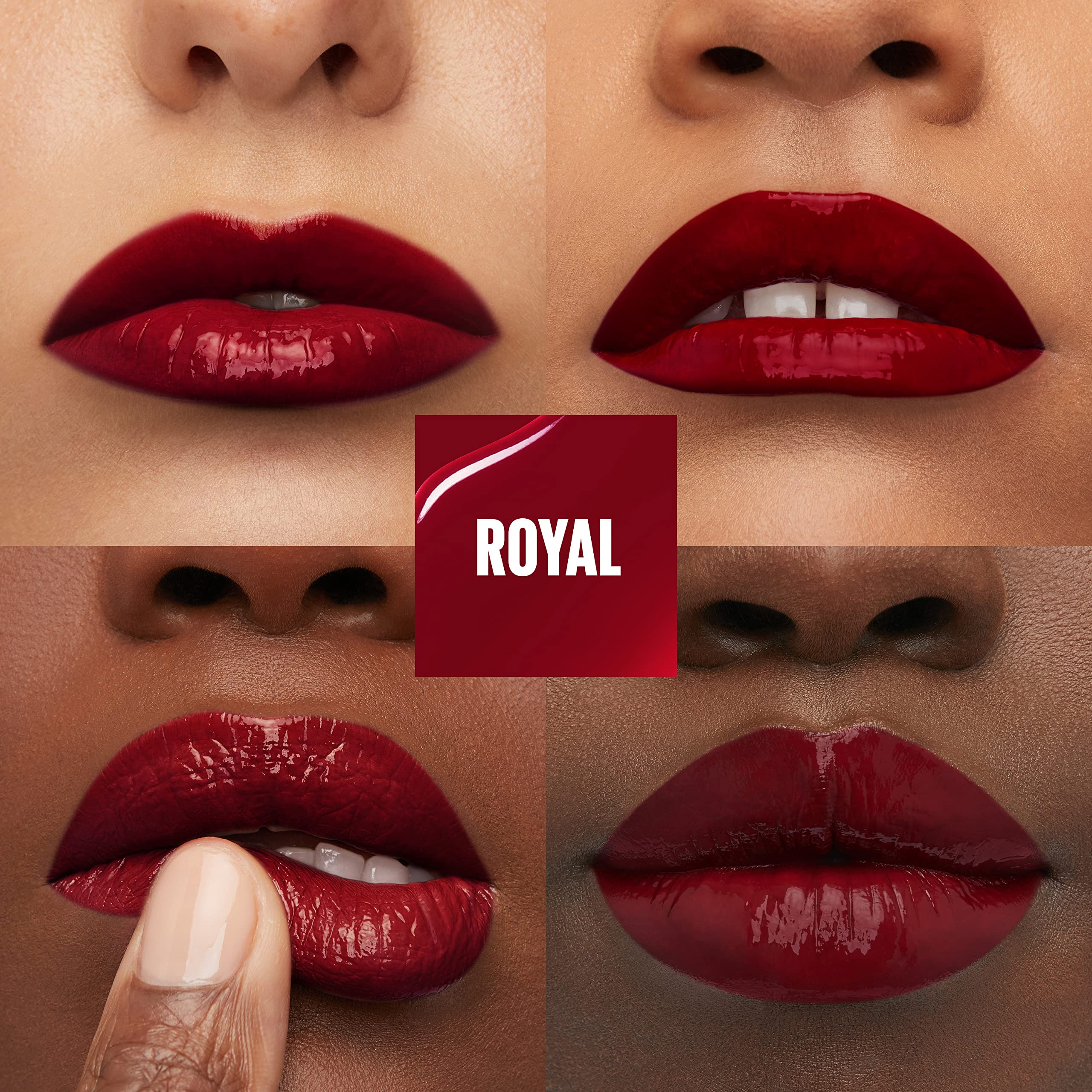Maybelline Super Stay Vinyl Ink Longwear No-Budge Liquid Lipcolor Makeup, Highly Pigmented Color and Instant Shine, Royal, Deep Wine Red Lipstick, 0.14 fl oz, 1 Count - Image 5