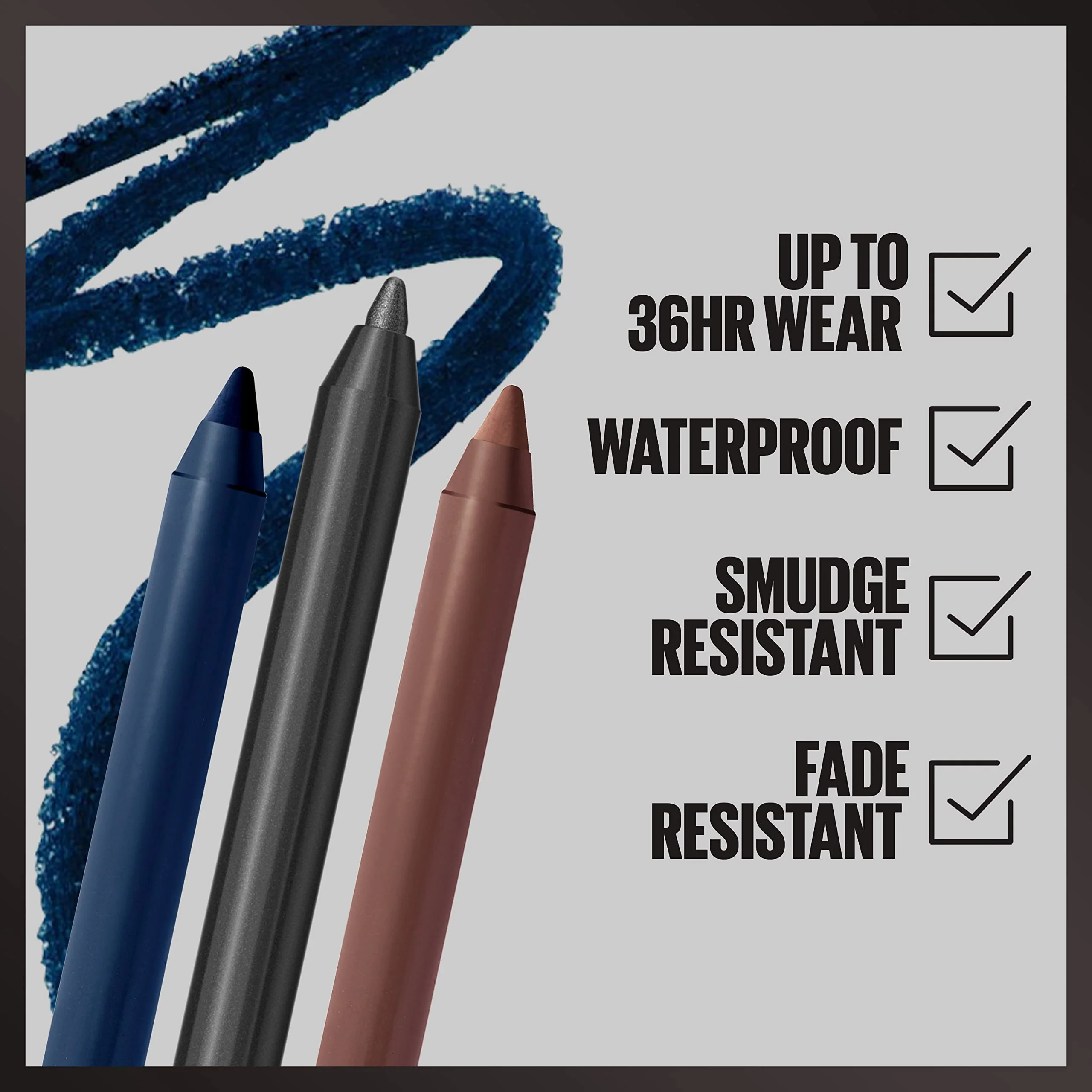 MAYBELLINE Tattoo Studio Sharpenable Eyeliner Pencil, 36 Hour Wear, Waterproof, Tealtini, 1 Count - Image 5