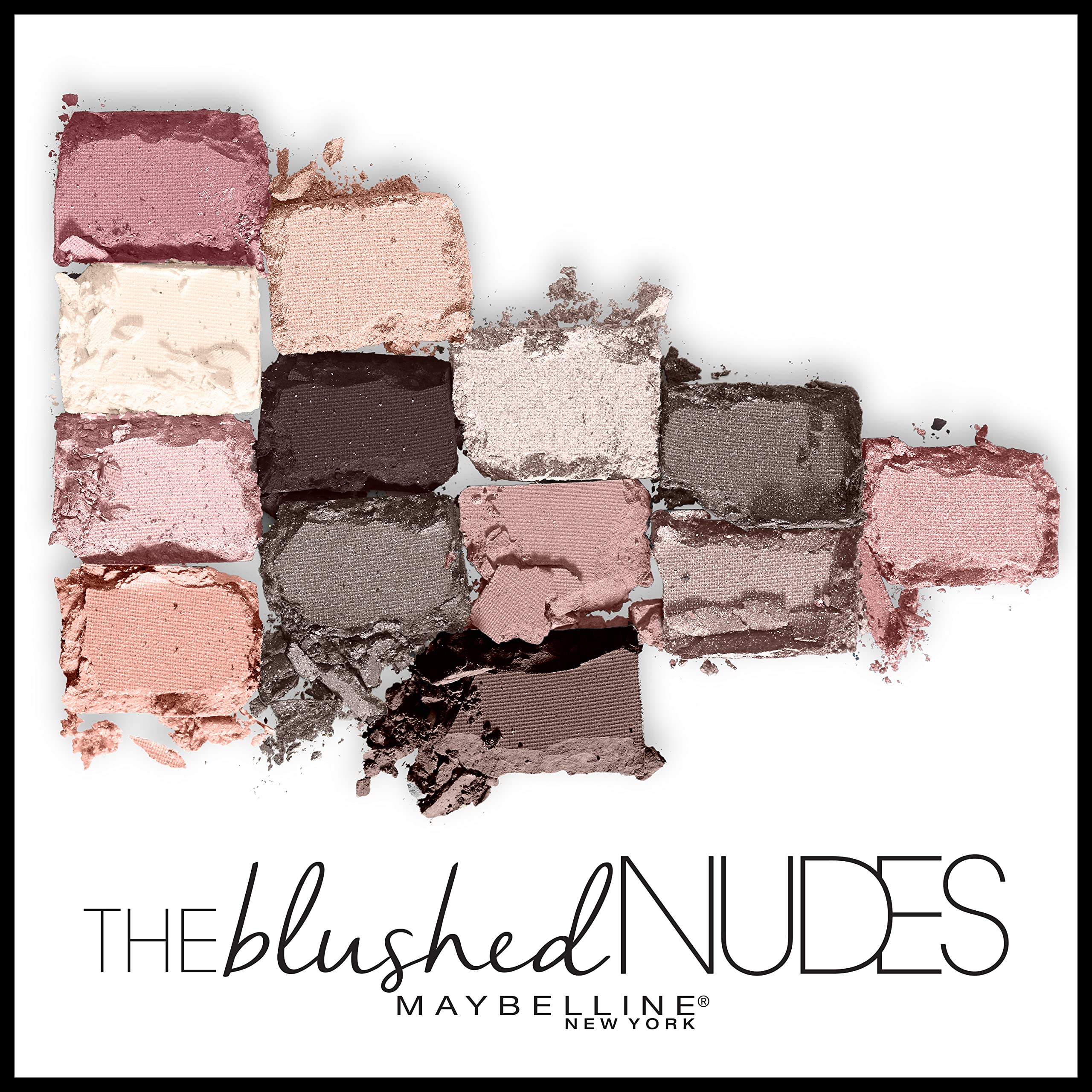 Maybelline The Blushed Nudes Eyeshadow Palette Makeup, 12 Pigmented Matte & Shimmer Shades, Blendable Powder, 1 Count - Image 5