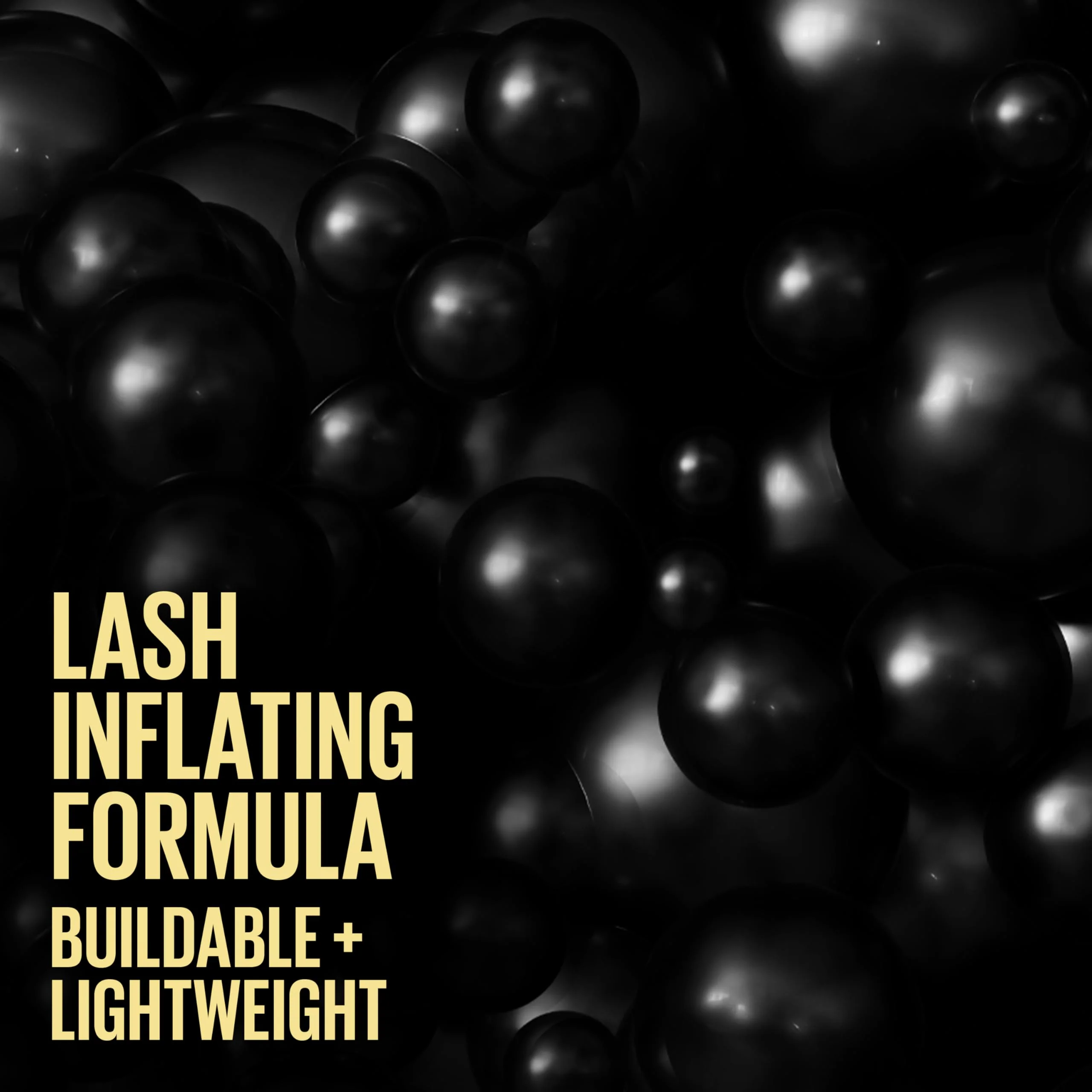 Maybelline The Colossal Bubble Washable Mascara, Buildable Mascara Volume and Length Formula for Bold, Separated Lashes, Brownish Black, 1 Count - Image 2