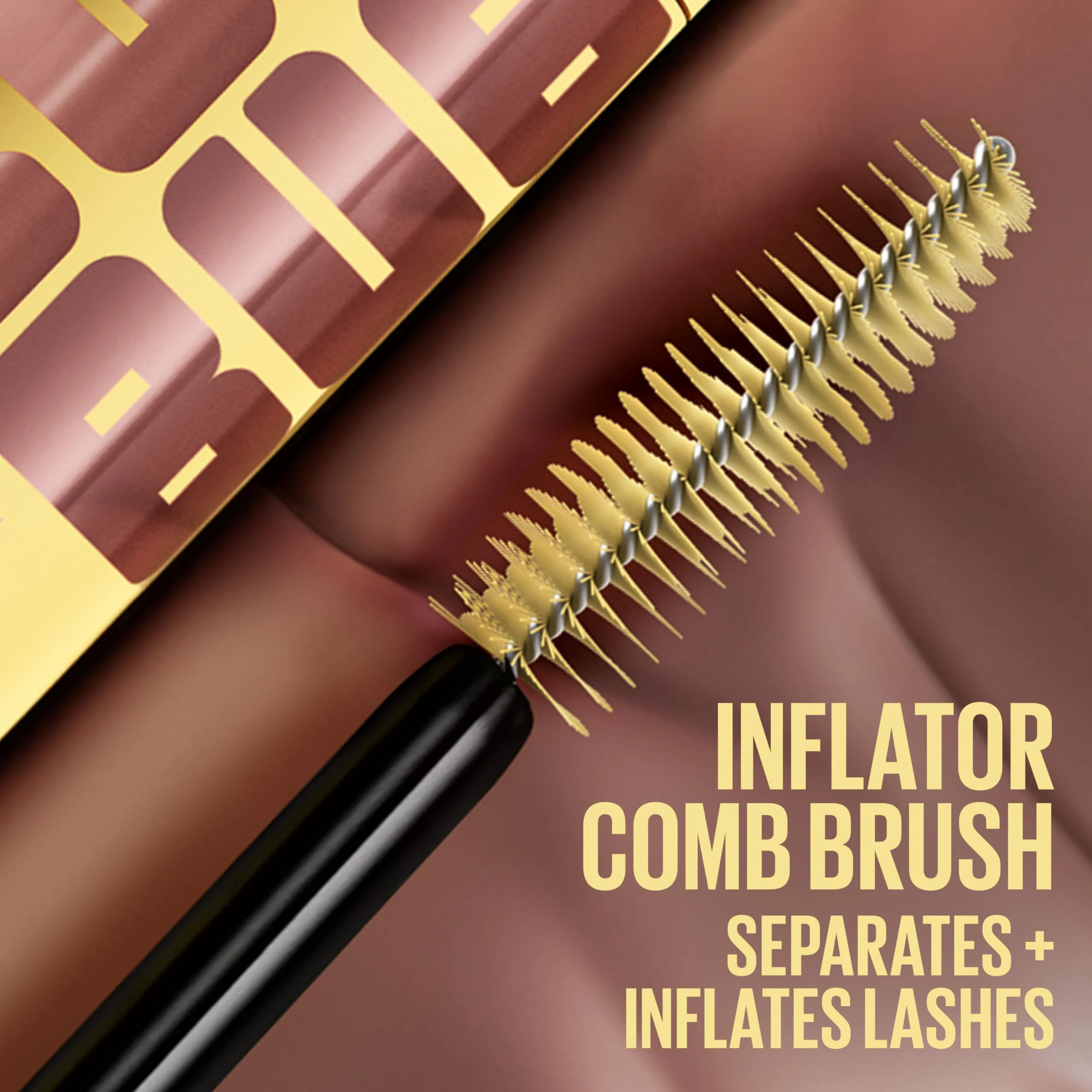 Maybelline The Colossal Bubble Washable Mascara, Buildable Mascara Volume and Length Formula for Bold, Separated Lashes, Very Black, 1 Count - Image 5