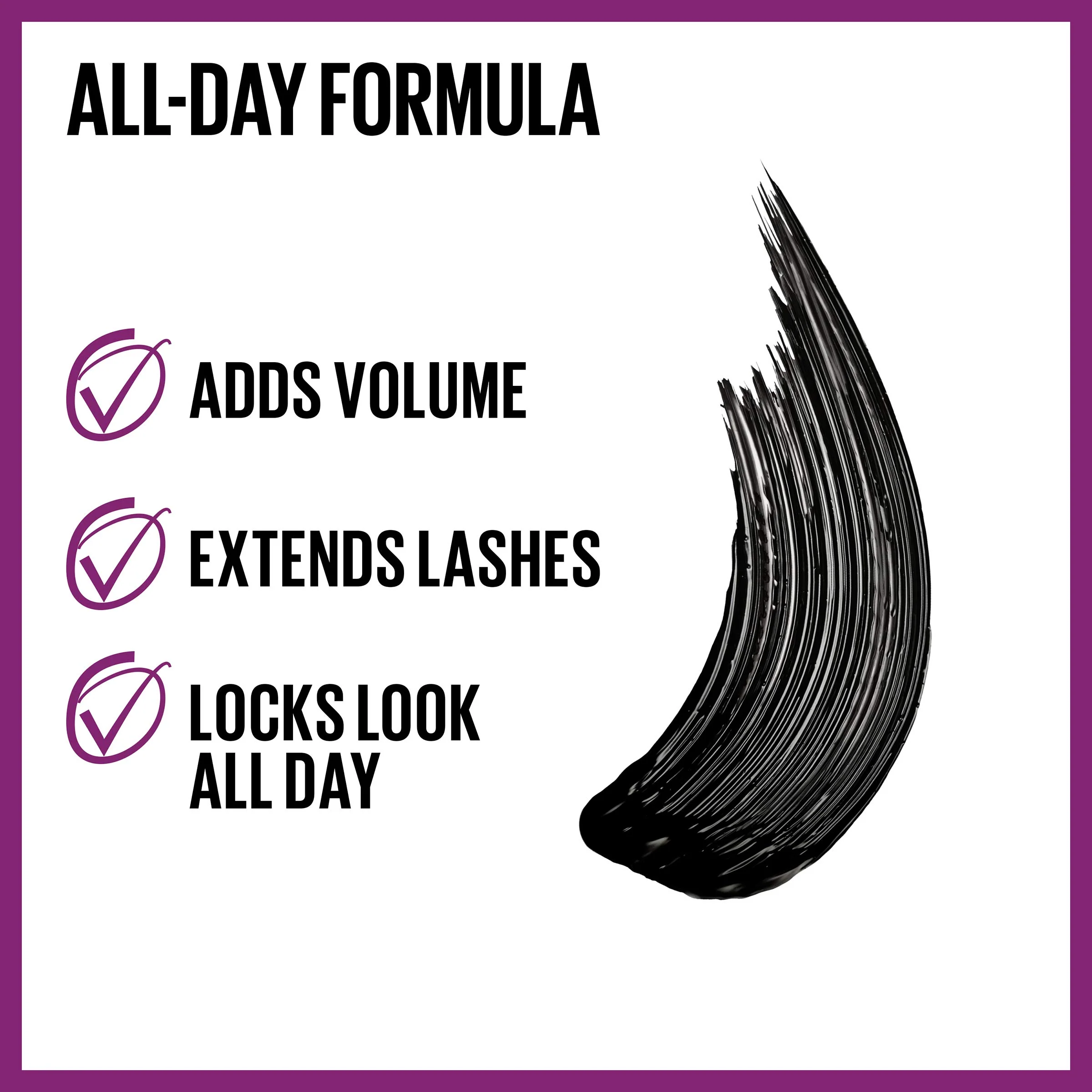 Maybelline The Falsies Lash Lift Washable Mascara Volumizing, Lengthening, Lifting, Curling, Multiplying, Eye Makeup, Ultra Black, 1 Count - Image 5