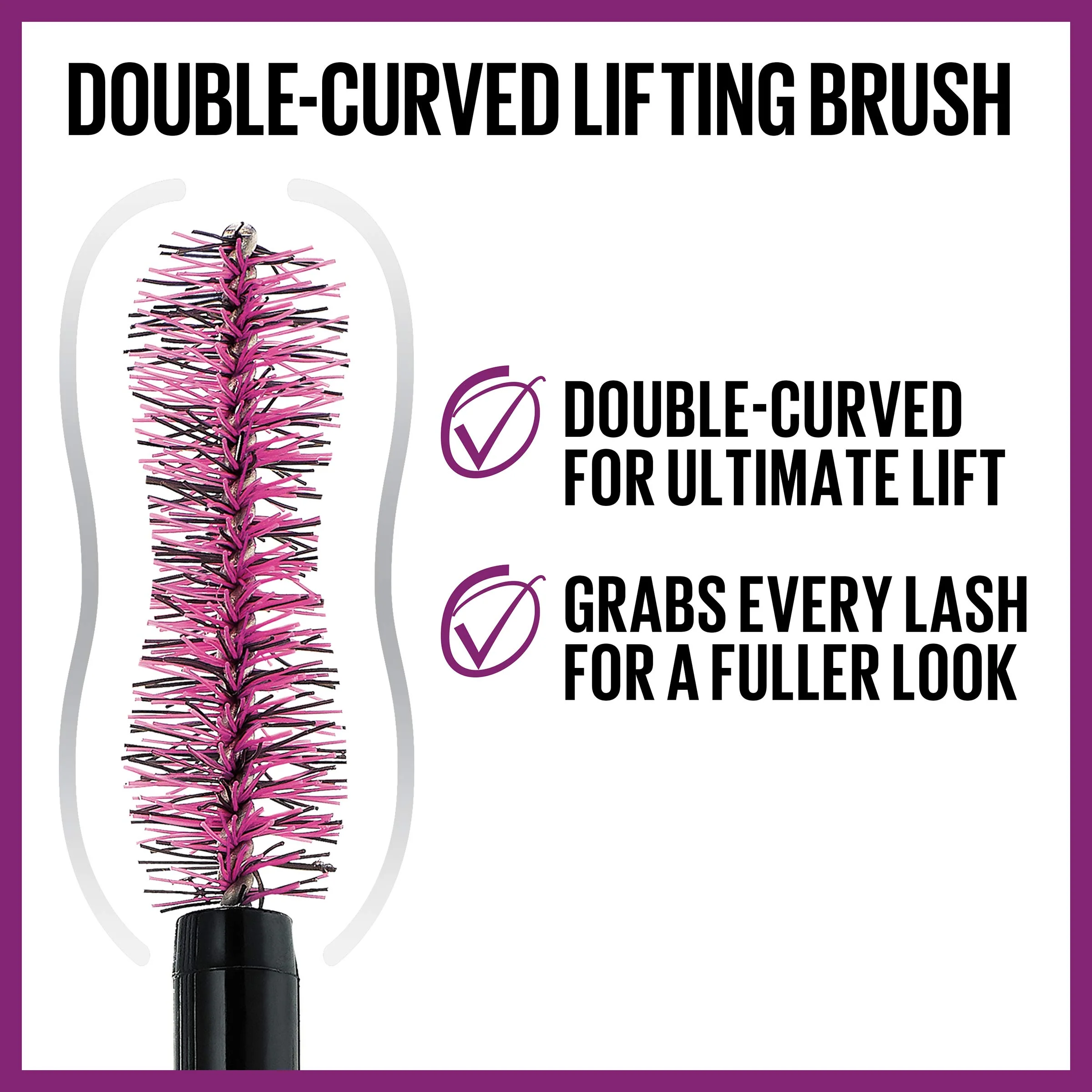 Maybelline The Falsies Lash Lift Waterproof Mascara Volumizing, Lengthening, Lifting, Curling, Multiplying, Eye Makeup, Brownish Black, 1 Count - Image 7