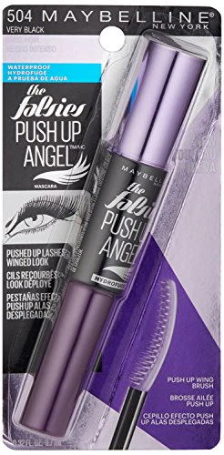 Maybelline The Falsies Push Up Angel Waterproof Mascara, Lengthening and Curling Make Up Formula, Very Black, 1 Count - Image 7
