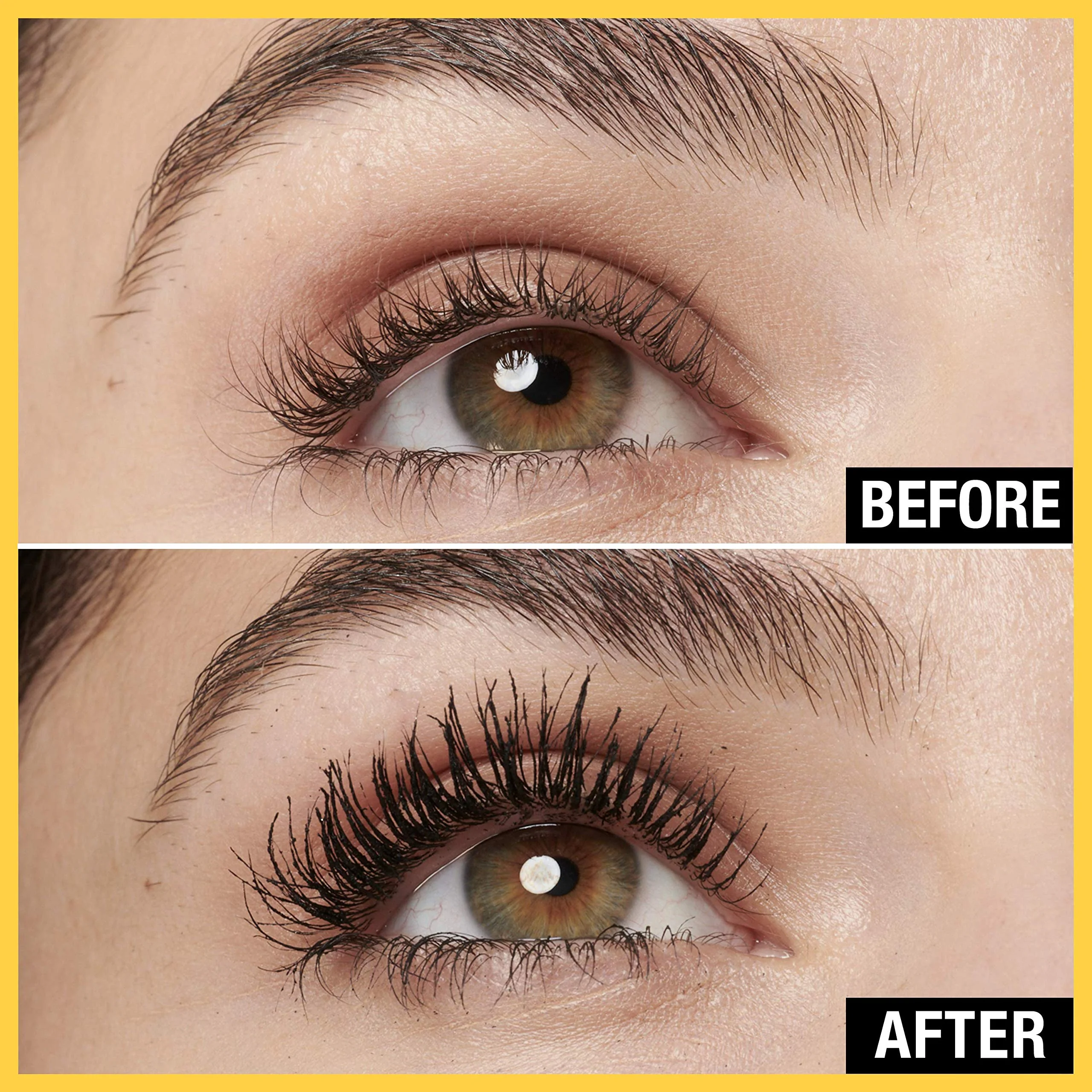 Maybelline Volum' Express The Colossal Waterproof Mascara, Volumizing, Thickening, Clump-Free Make Up Formula, Classic Black, 1 Count - Image 4