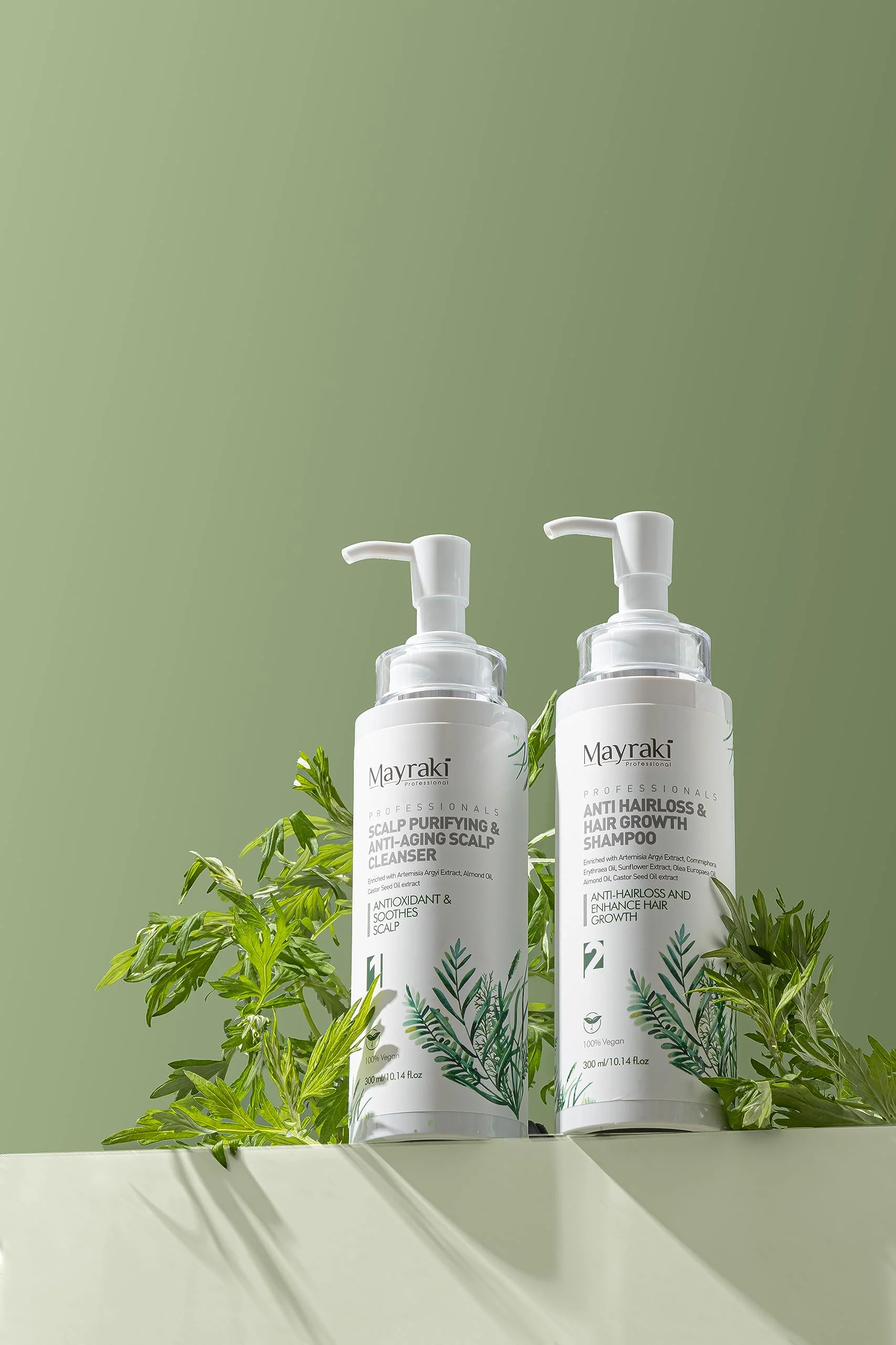 Mayraki Anti Hair Loss & Volumizing Shampoo Kit for Color-Treated Hair |Clarifying Growth Shampoo For Fuller, Thicker Hair | 300 ml | 10.14 fl.oz x2 - Image 6