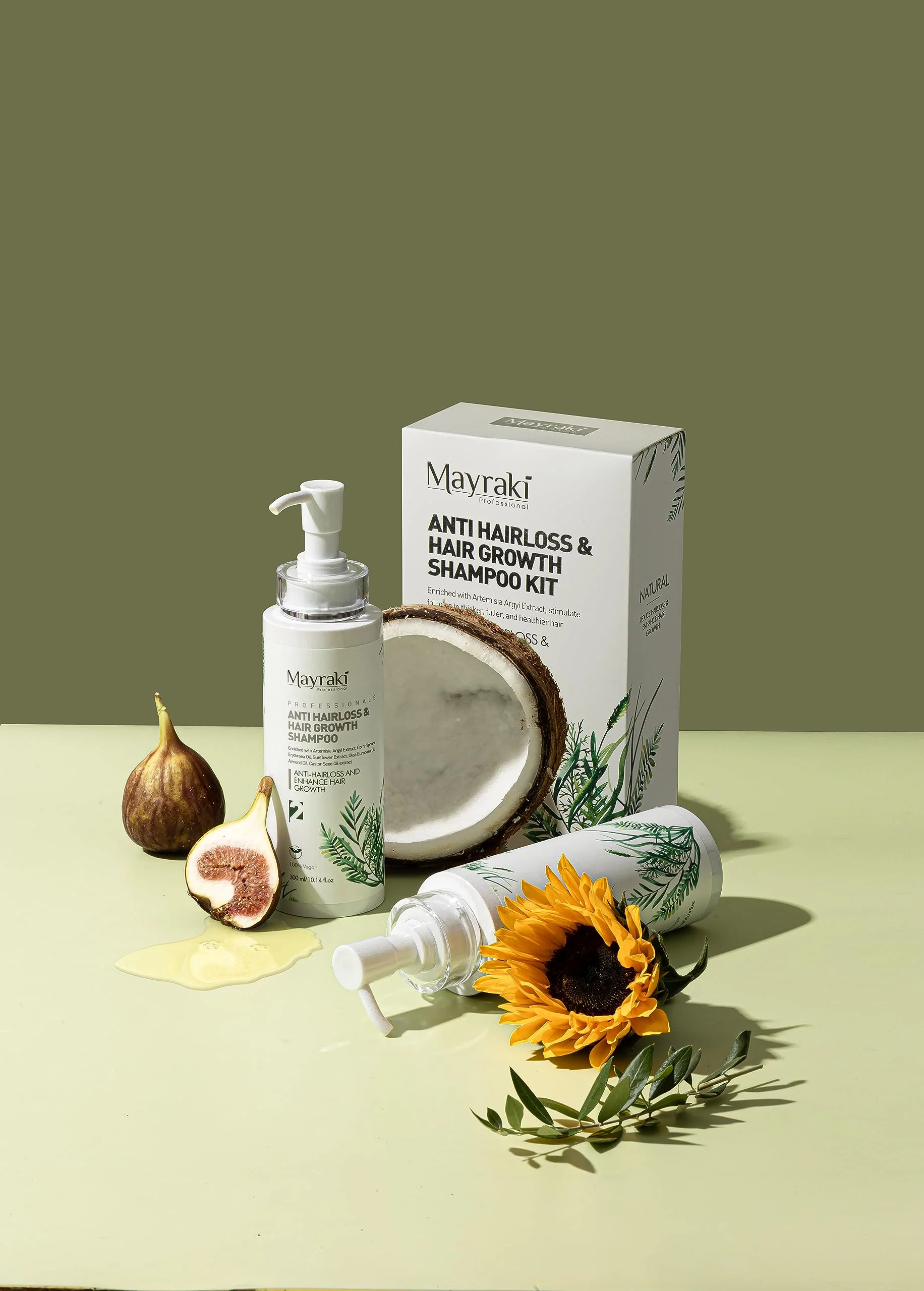 Mayraki Anti Hair Loss & Volumizing Shampoo Kit for Color-Treated Hair |Clarifying Growth Shampoo For Fuller, Thicker Hair | 300 ml | 10.14 fl.oz x2 - Image 8