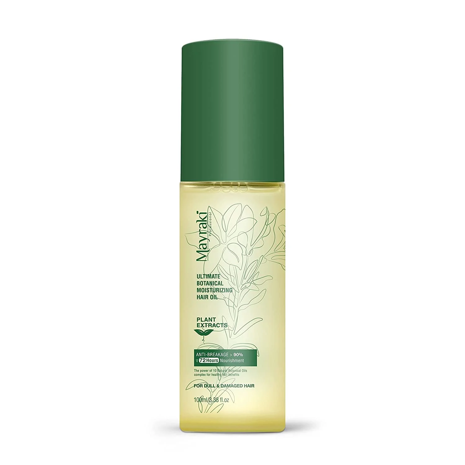 Mayraki Hair Growth Oil | Ultimate Moisturizing Hair Oil Treatment | Revitalizing Lightweight Hair Oil for Curly Frizzy Hair | Repair Damaged Hair and Dry Scalp | 100ml | 3.38 fl. oz. - Image 5