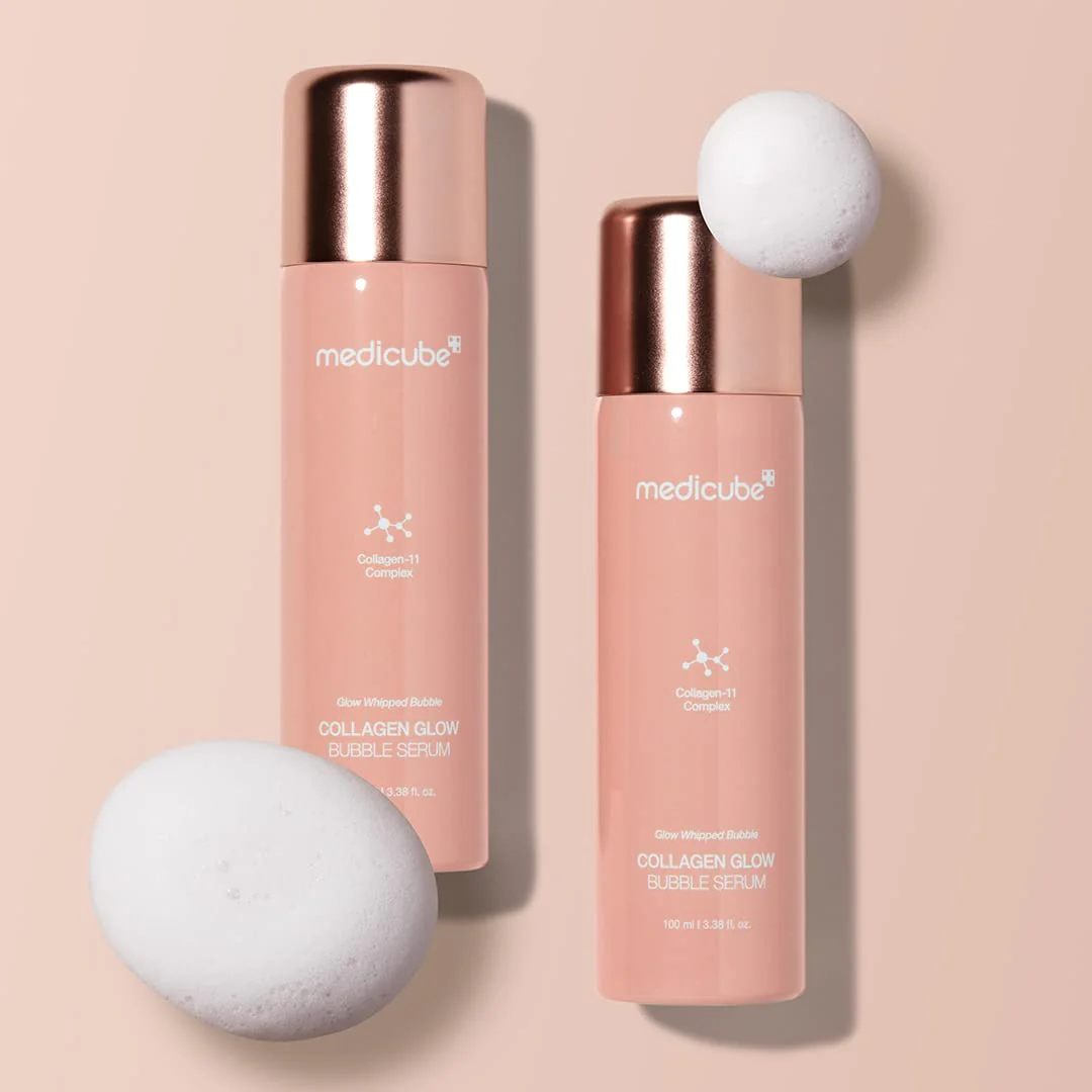 Medicube Collagen Glow Bubble Serum - Fast-absorbing bubble-type serum that gives you 24h Glow & Lifted Look - Korean skincare (3.38fl.oz.) - Image 8