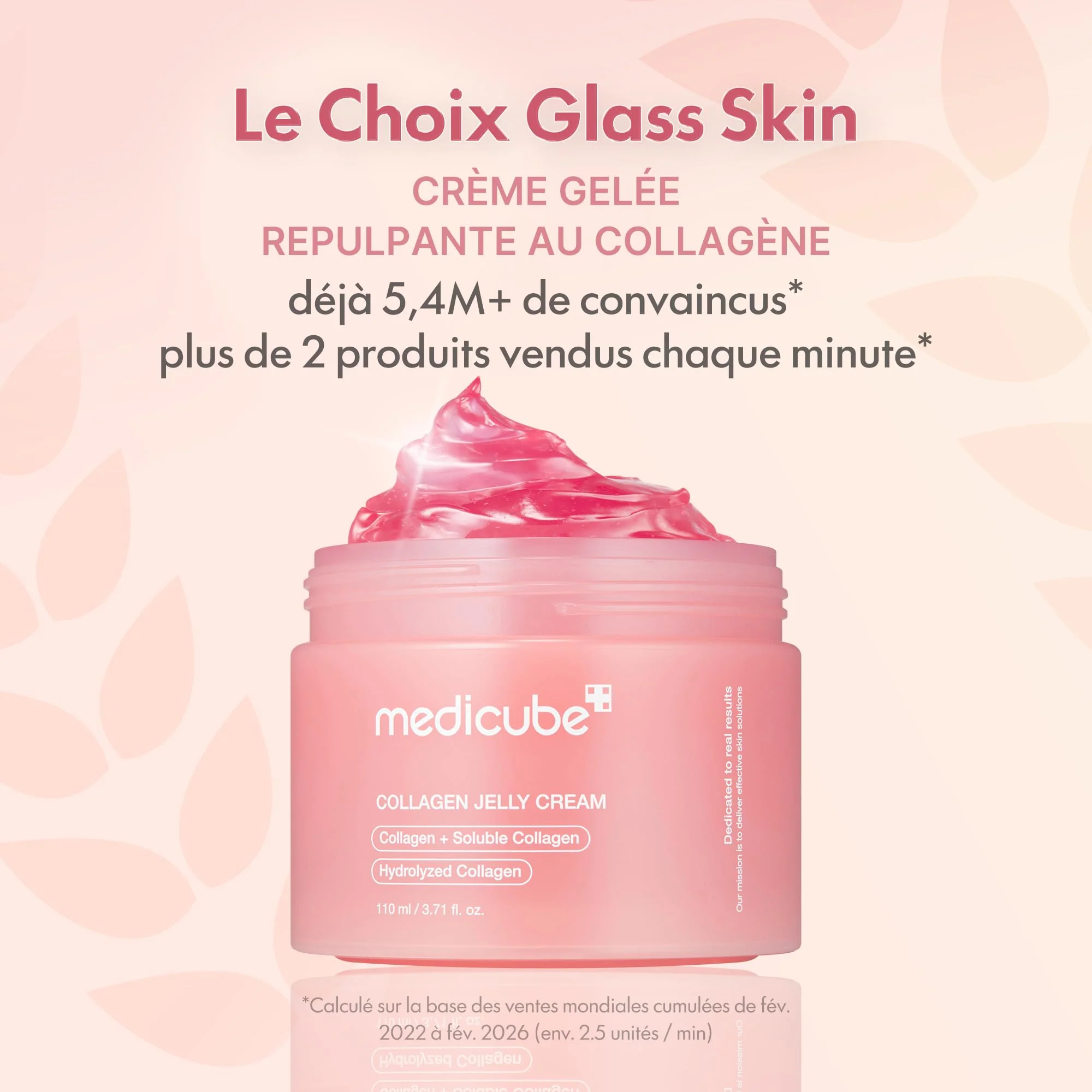 medicube Jelly Cream with Collagen, Niacinamide | Freeze-Dried Hydrolyzed Collagen for Skin Barrier Hydration & 24H Glow | Plumper, Firmer looking skin | 3.71 fl.oz - Image 8