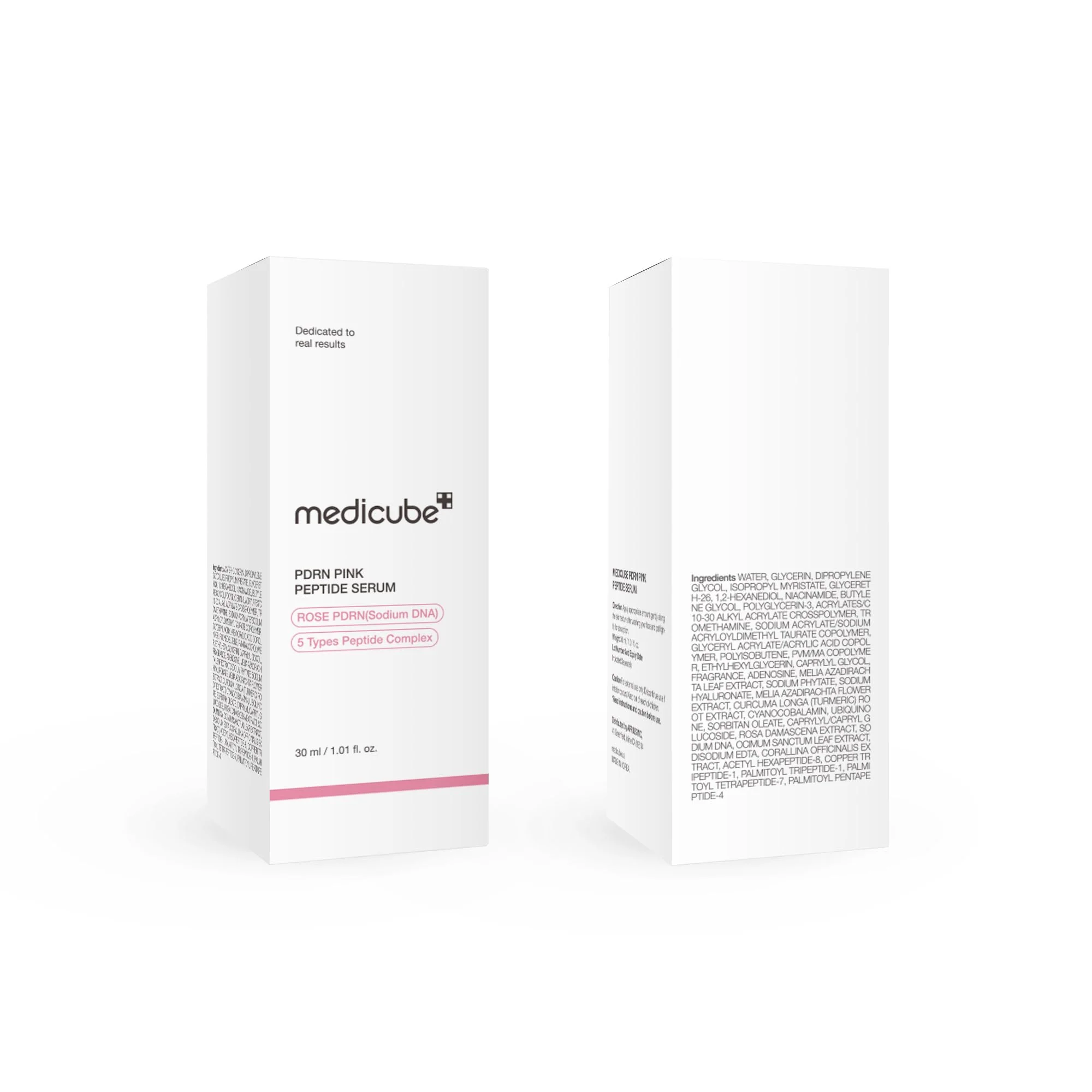 medicube PDRN Pink Peptide Serum with Rose PDRN | Vegan Pink Glow Serum with Peptides & Niacinamide for Hydration & Firm-Looking Skin | Uneven Tone Care | Korean Skincare, 1.01 fl. Oz - Image 2