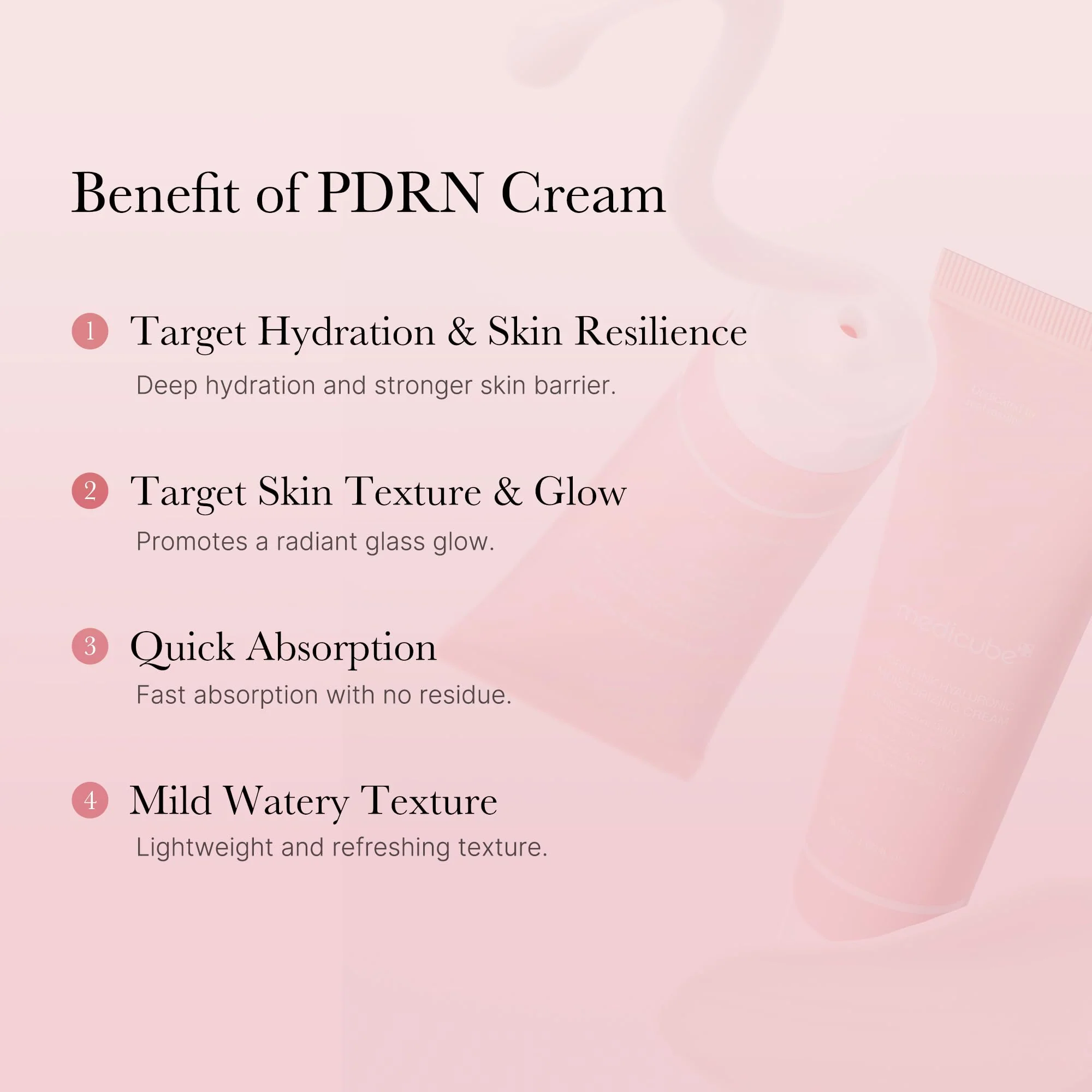 medicube Salmon DNA PDRN Pink Hyaluronic Moisturizing Cream | Blemish Relief & Hydrating Care | Restores Skin Elasticity & Glow | Korean Skincare, Even Skin Tone & Pore Care | 50ml / 1.69 fl.oz. - Image 5