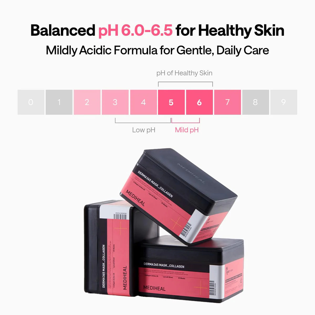Mediheal Derma 365 Collagen Mask (30 Masks) - Daily Skin Care Mask for Firm Moisturizing to Lift Skin with Collagen Active 3X - Image 6