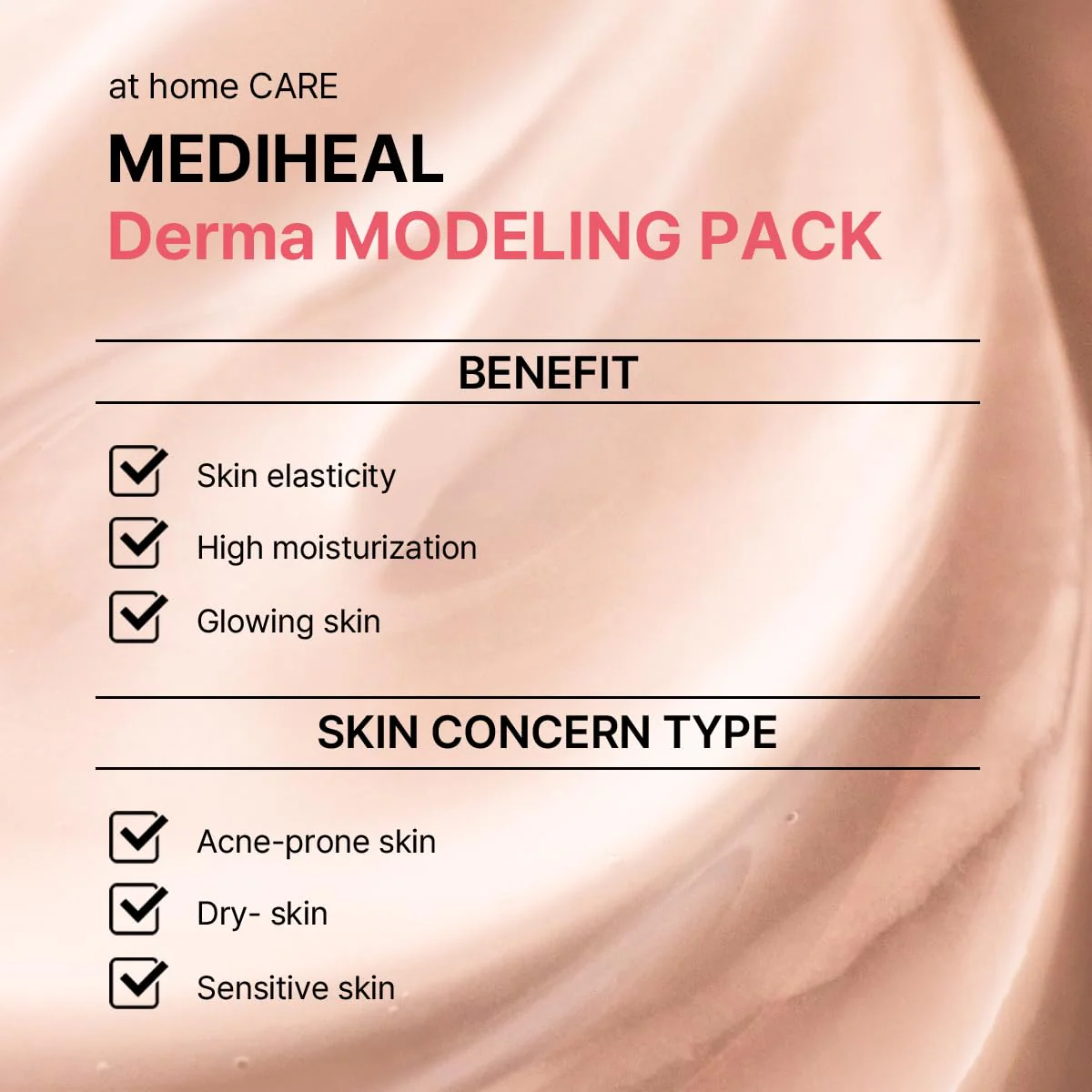 Mediheal Derma Modeling Pack (Collagen) - Filling Elasticity For Glow Skin - Easy DIY Home Spa Kits, Hydrating Icy Jelly Mask For Skin Refreshment - Image 7
