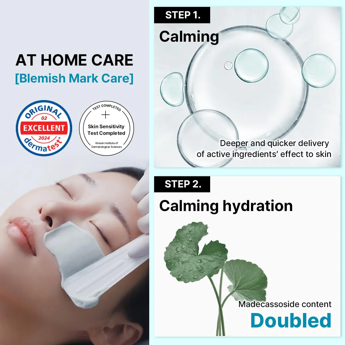 Mediheal Derma Modeling Pack (Madecassoside) - Relieving Blemish Marks For Clear Skin - Easy DIY Home Spa Kits, Hydrating Icy Jelly Mask For Skin Refreshment - Image 5