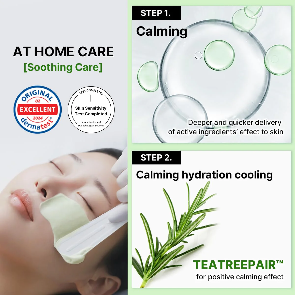 Mediheal Derma Modeling Pack Teatree*2 - Rapid Cooling For Soothing Skin - Easy DIY Home Spa Kits, Hydrating Icy Jelly Mask For Skin Refreshment - Image 4