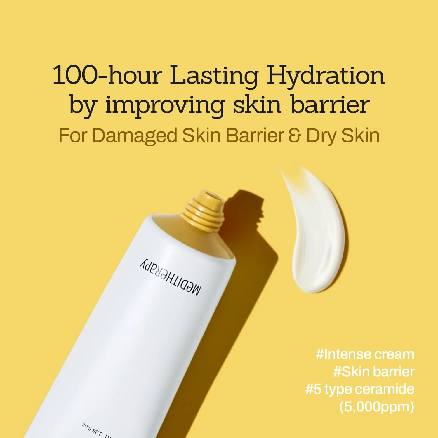 MEDITHERAPY Jojoba Ceramide Barrier Cream, Intensive Repair Cream, Long-Lasting Hydration, Boosts Skin Strength, EWG Green Grade, 3.38 fl.oz. - Image 3