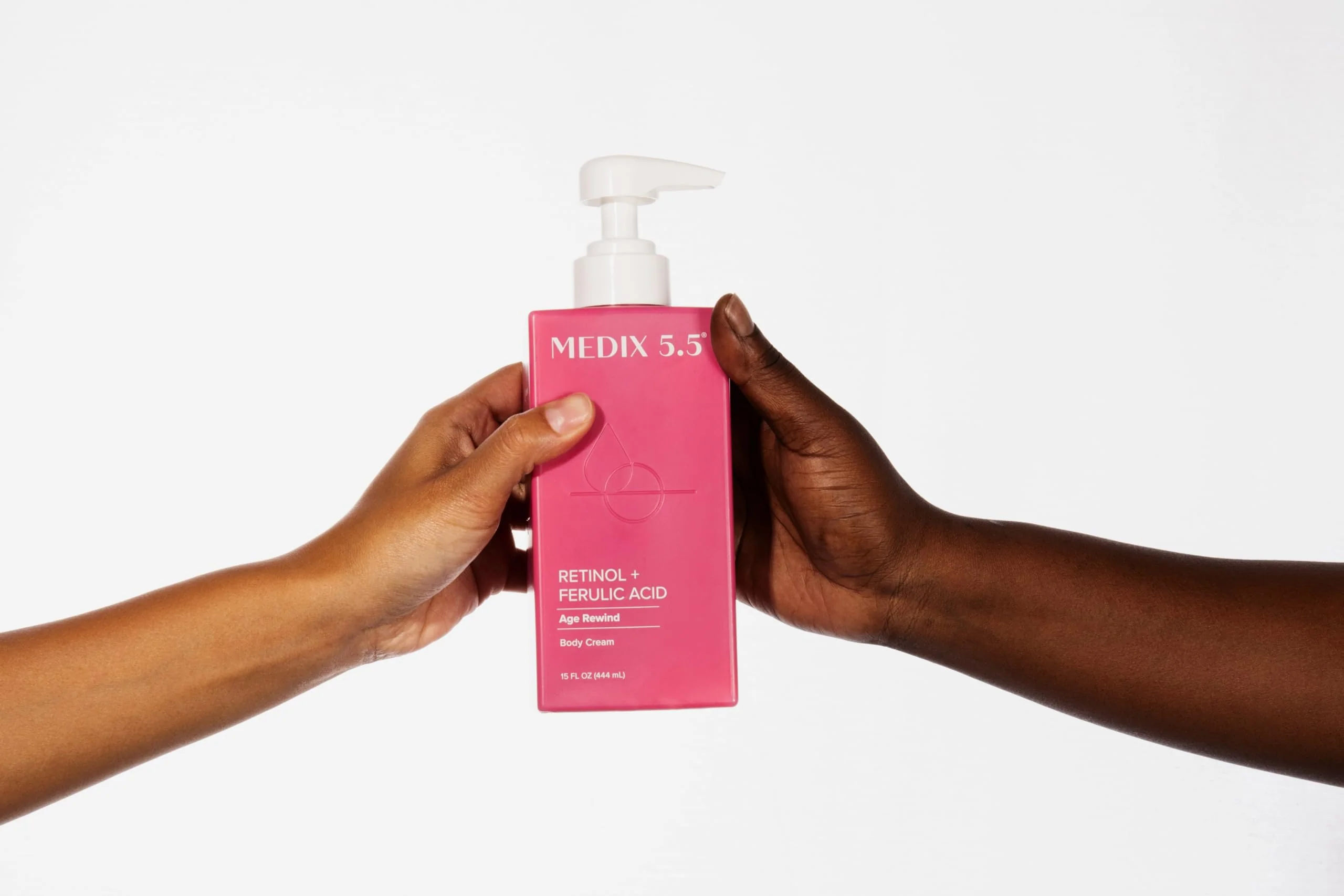 Medix 5.5 Retinol Body Lotion Firming Moisturizer | Crepey Skincare Treatment | Retinol Body Cream | Anti Aging Firming Cream For Women Targets Look Of Crepe Skin, Wrinkles, & Sagging Skin, 15 Fl Oz - Image 2