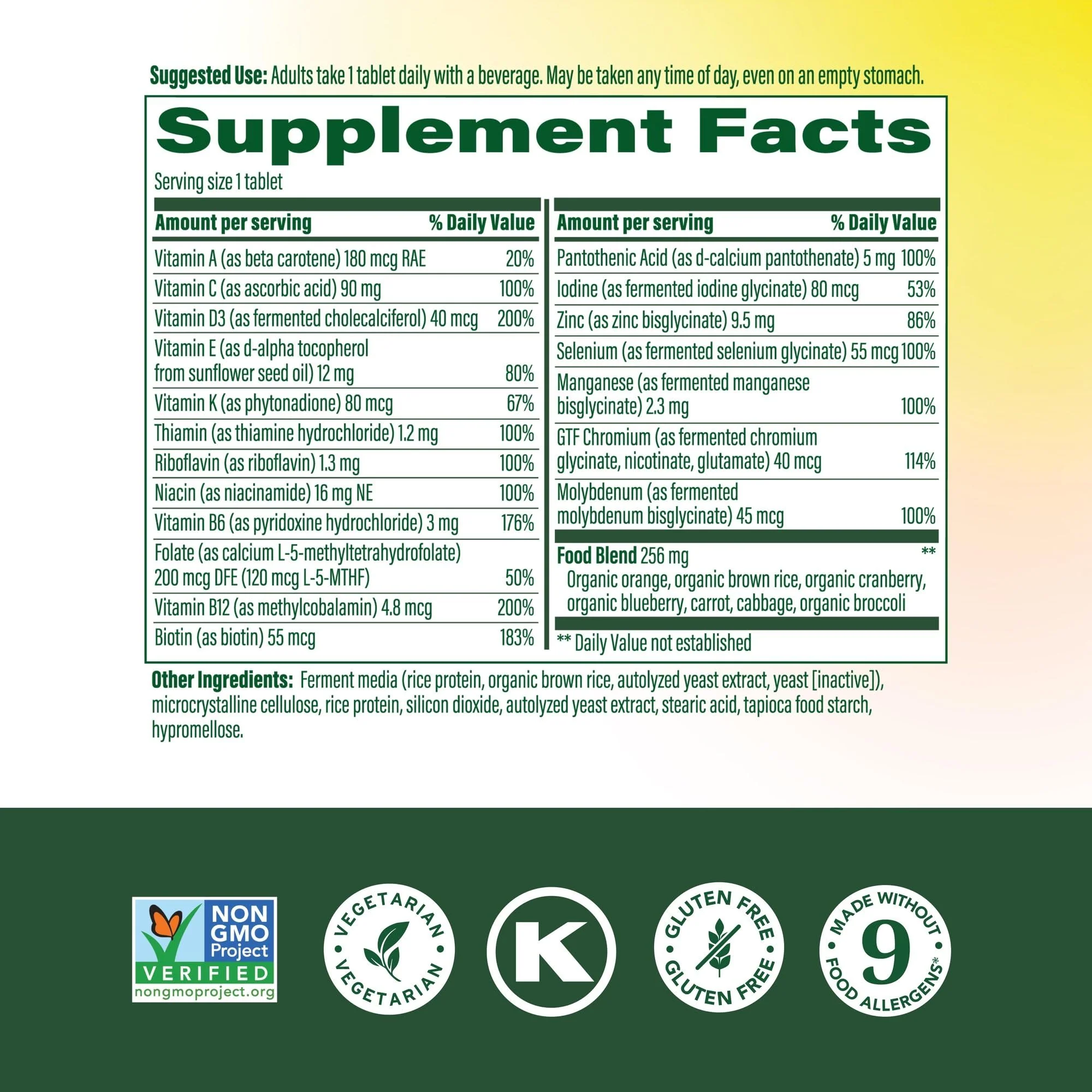 MegaFood Multivitamin for Women 55+ One Daily Womens Multivitamin with Vitamin D3, C, Zinc & Bioavailable Vitamin B12 & Folate - Healthy Aging, Brain & Bone Health, Vegetarian, 90 Tablets - Image 9