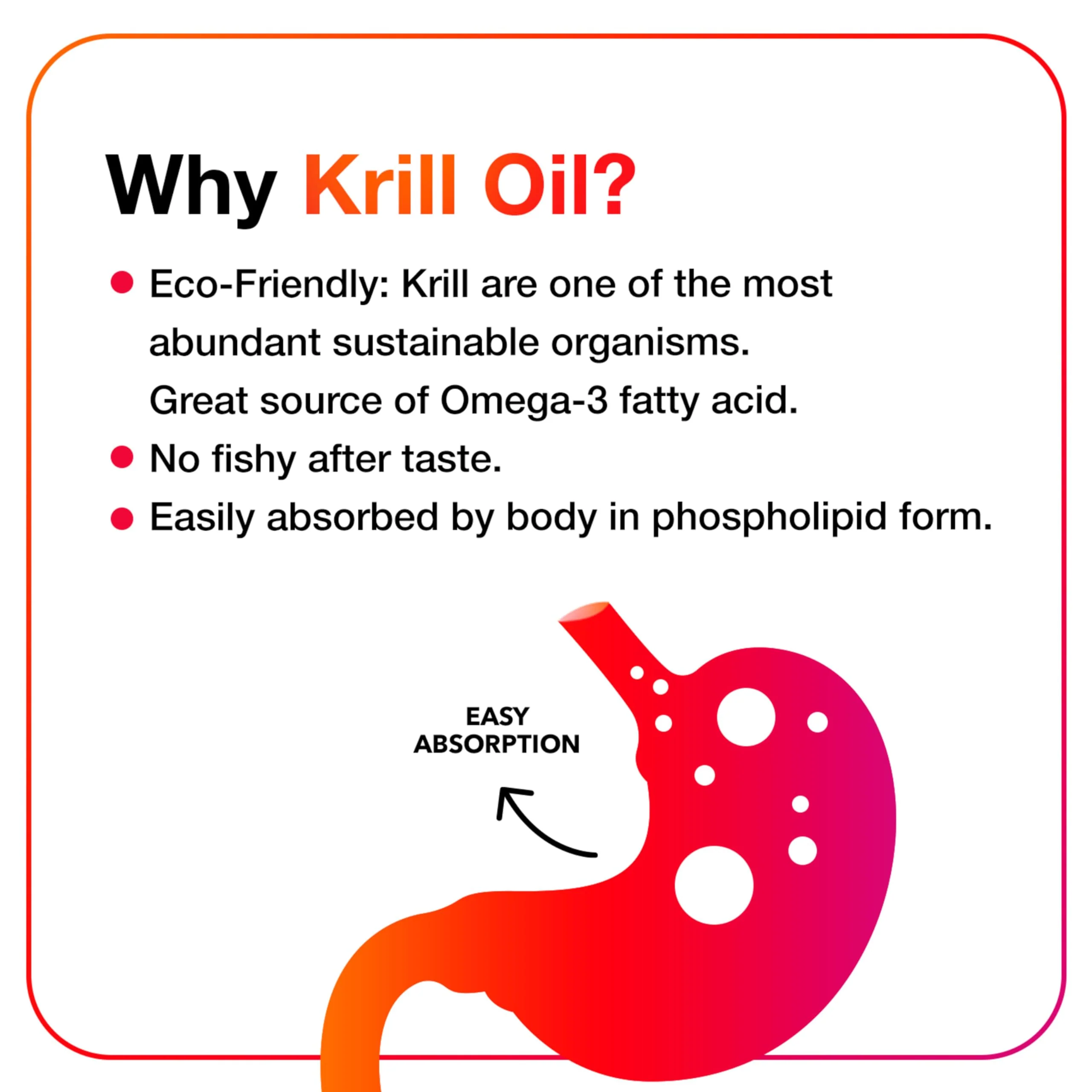 MegaRed Antarctic Krill Oil 500mg Omega 3 Fatty Acid Supplement, Extra Strength EPA & DHA Krill Oil Softgels (90cnt Box), Astaxanthin, Heart Health Supplement with No Fish Oil Aftertaste - Image 23