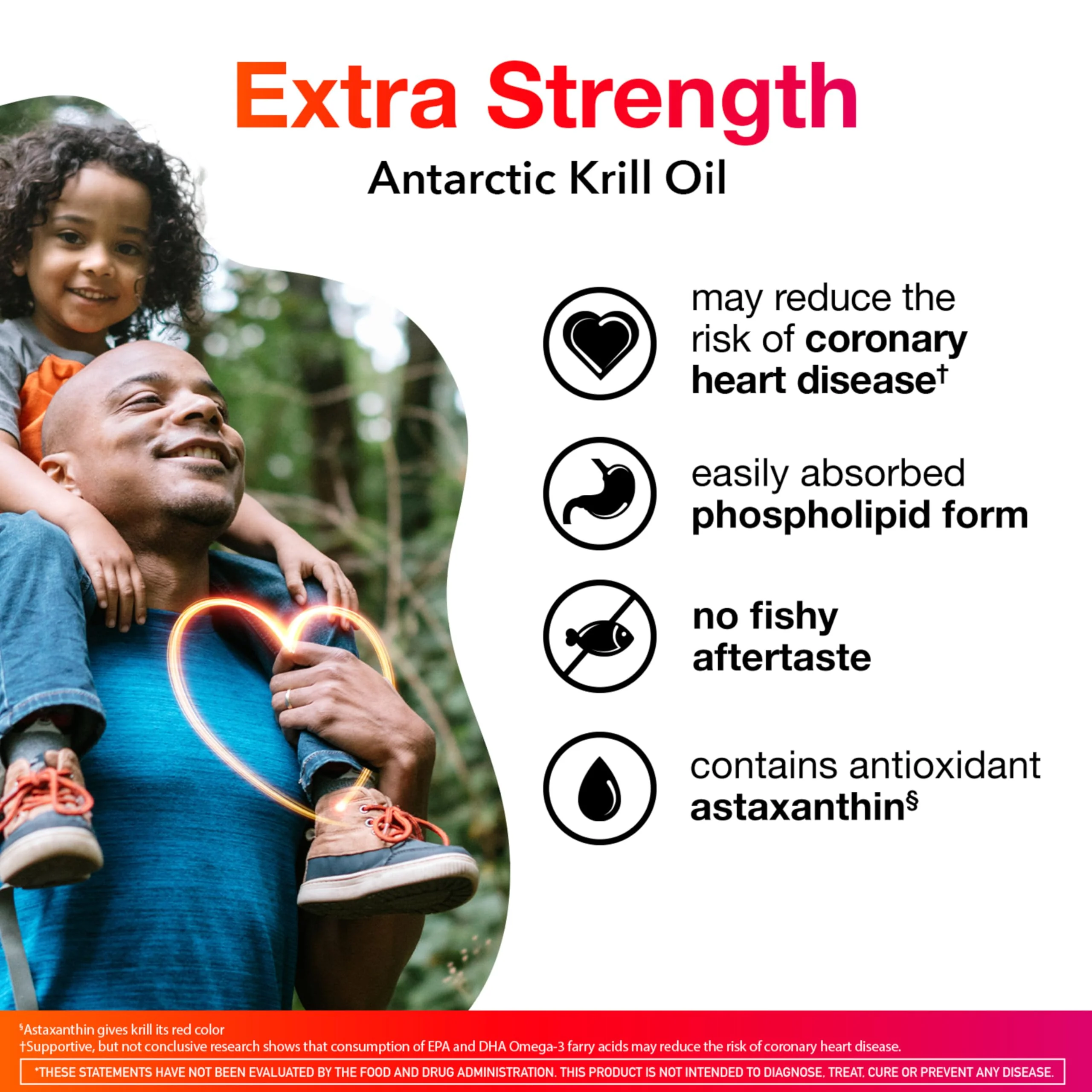 MegaRed Antarctic Krill Oil 500mg Omega 3 Fatty Acid Supplement, Extra Strength EPA & DHA Krill Oil Softgels (90cnt Box), Astaxanthin, Heart Health Supplement with No Fish Oil Aftertaste - Image 26