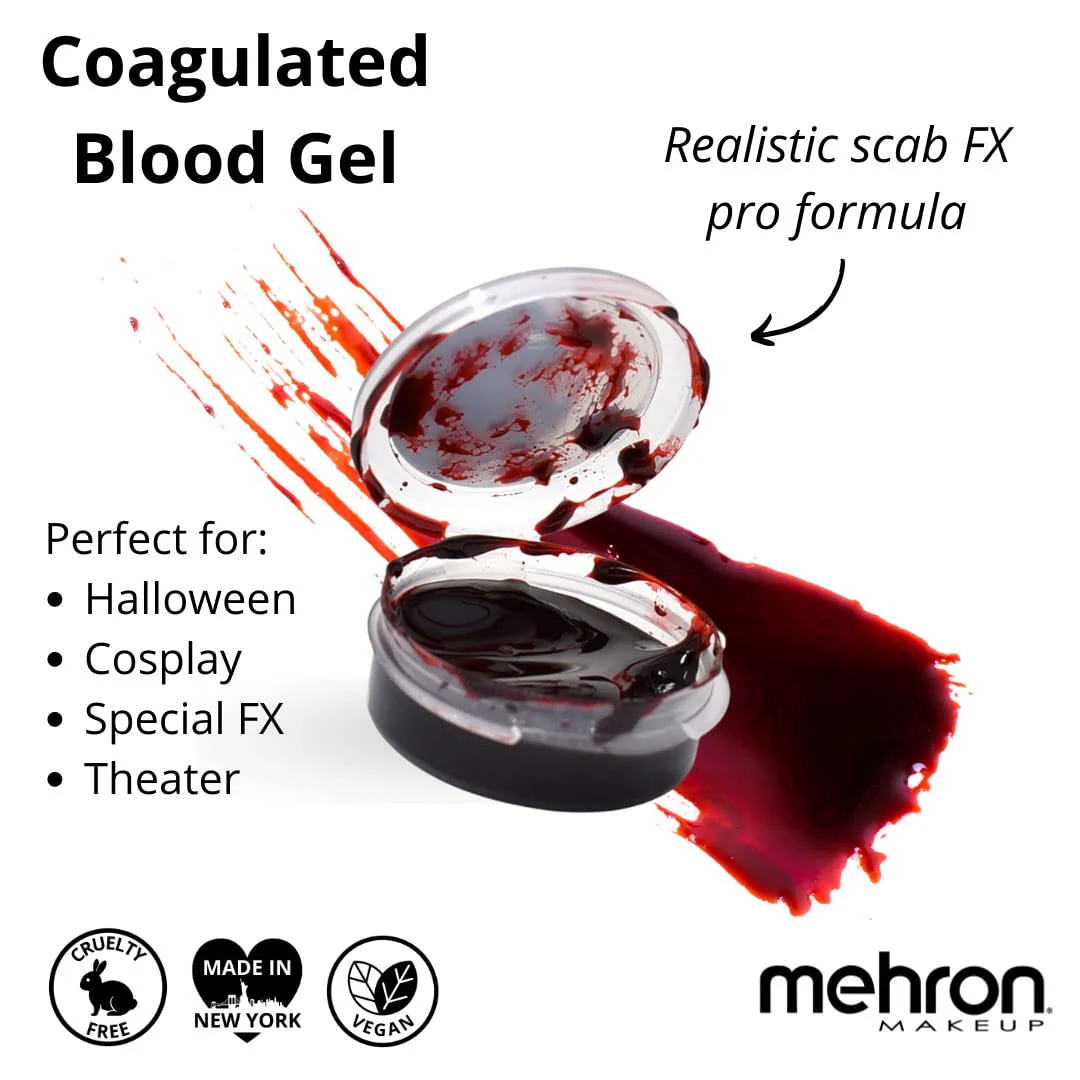 Mehron Makeup Coagulated Blood | Fake Blood | SFX Makeup for Halloween | 0.25 oz (7.4 g) - Image 6
