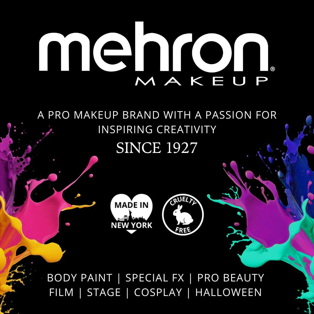 Mehron Makeup Liquid Latex | SFX Makeup | Halloween | Latex Glue for Skin | Prosthetic Glue 1 fl oz (30 ml) (Clear Flesh) - Image 2
