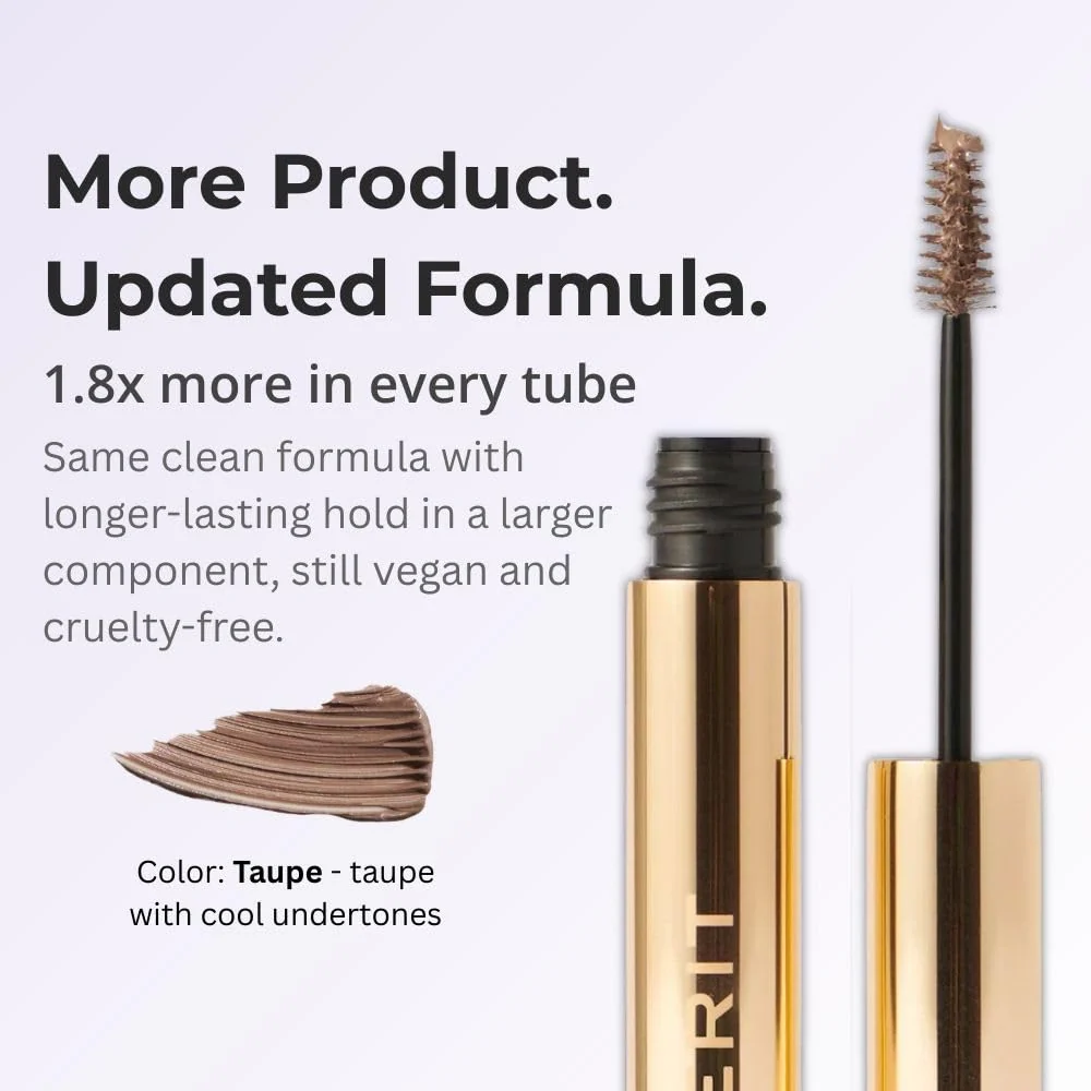 Merit Brow 1980 Volumizing Tinted Eyebrow Gel-Pomade - Taupe - Taupe with Cool Undertones - Image 2