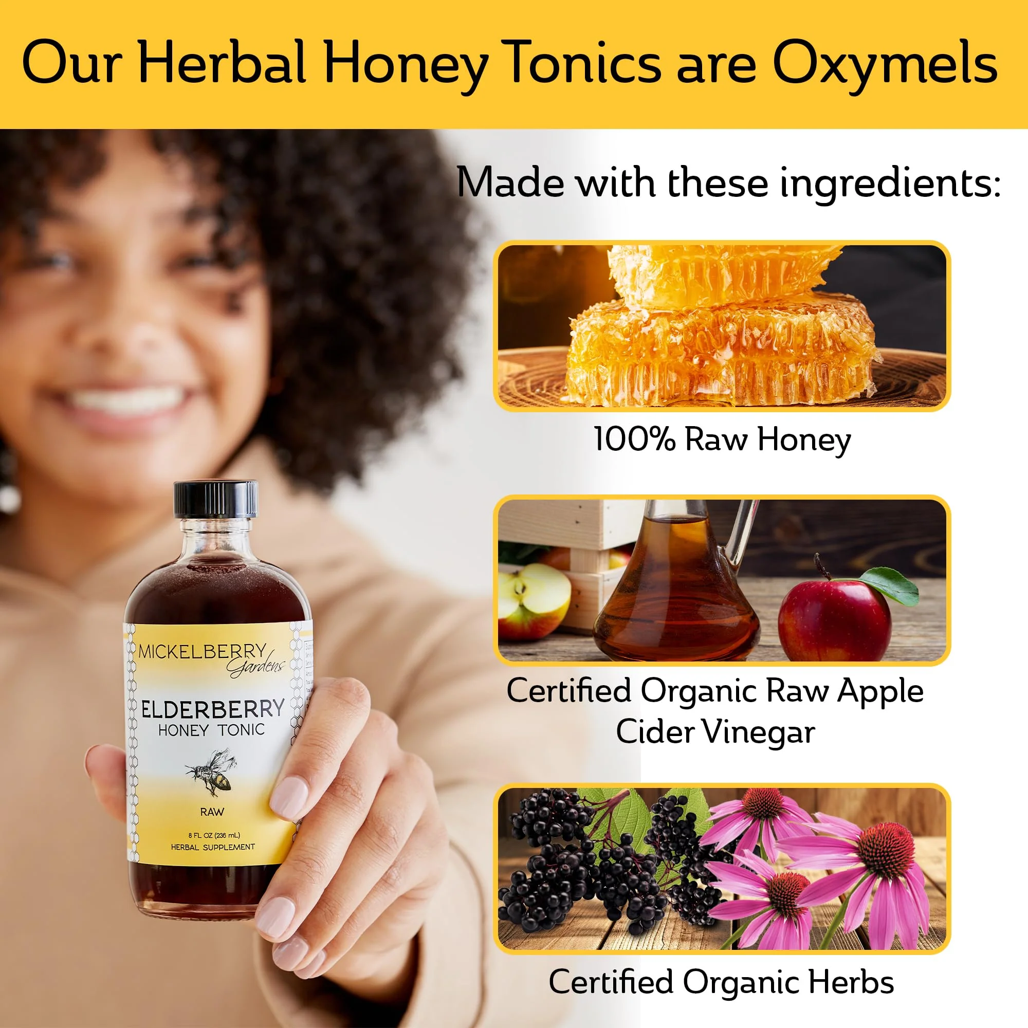 Mickelberry Gardens Elderberry Honey Propolis Throat Spray - Natural Immune Support and Throat Coat for Kids and Adults (2 Ounces) - Image 5
