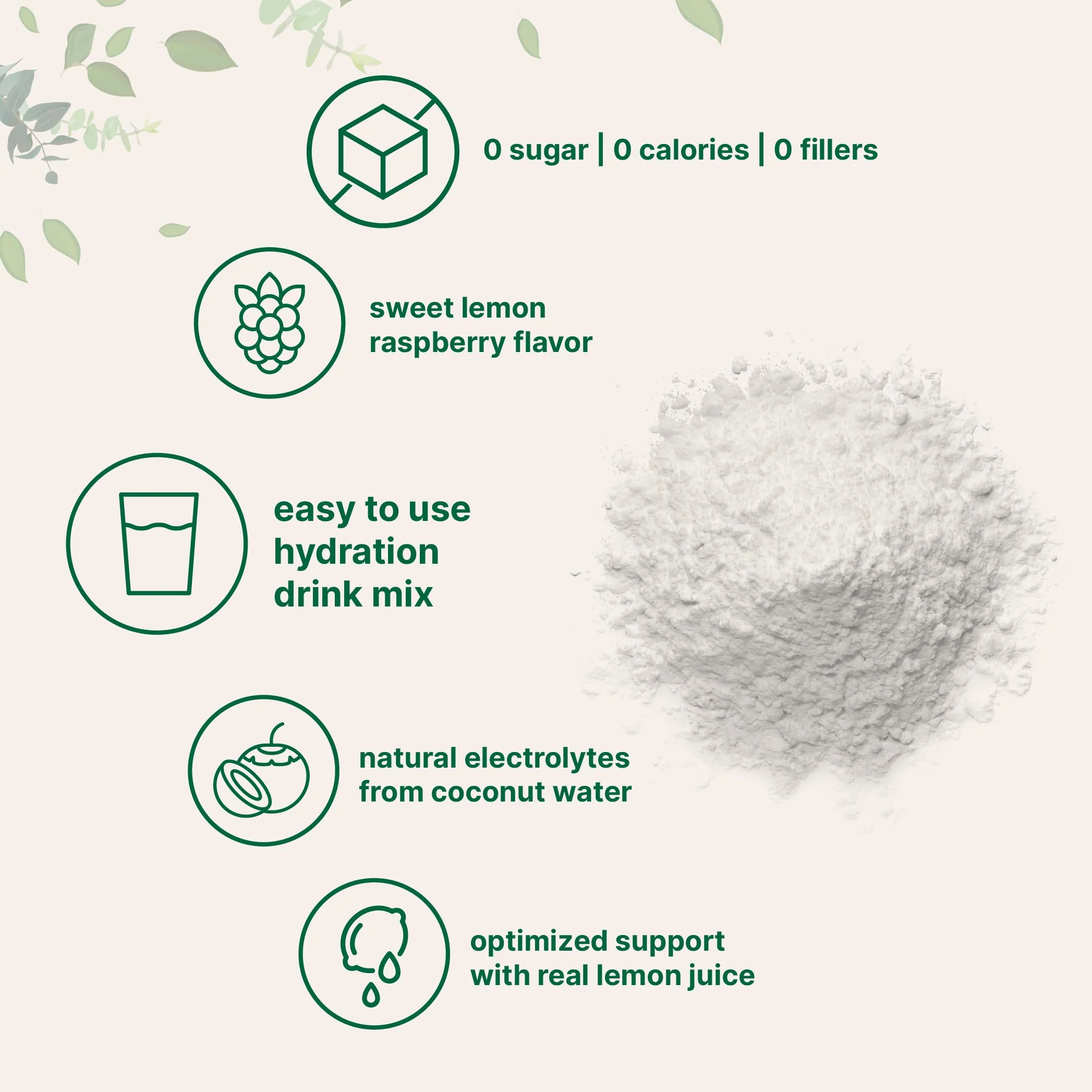 Micro Ingredients Electrolyte Powder, 2 lbs (139 Servings) | Lemon Raspberry Flavor | High Potassium (1,000mg) + Coconut Water & Real Lemon Juice | No Sugar, Keto Friendly | Non-GMO - Image 3