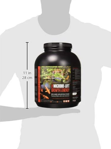 MICROBE-LIFT High Growth and Energy Floating Fish Food Pellets for Ponds, Water Gardens, and Fountains, Safe for Live Goldfish and Koi, 5.25 lbs - Image 7