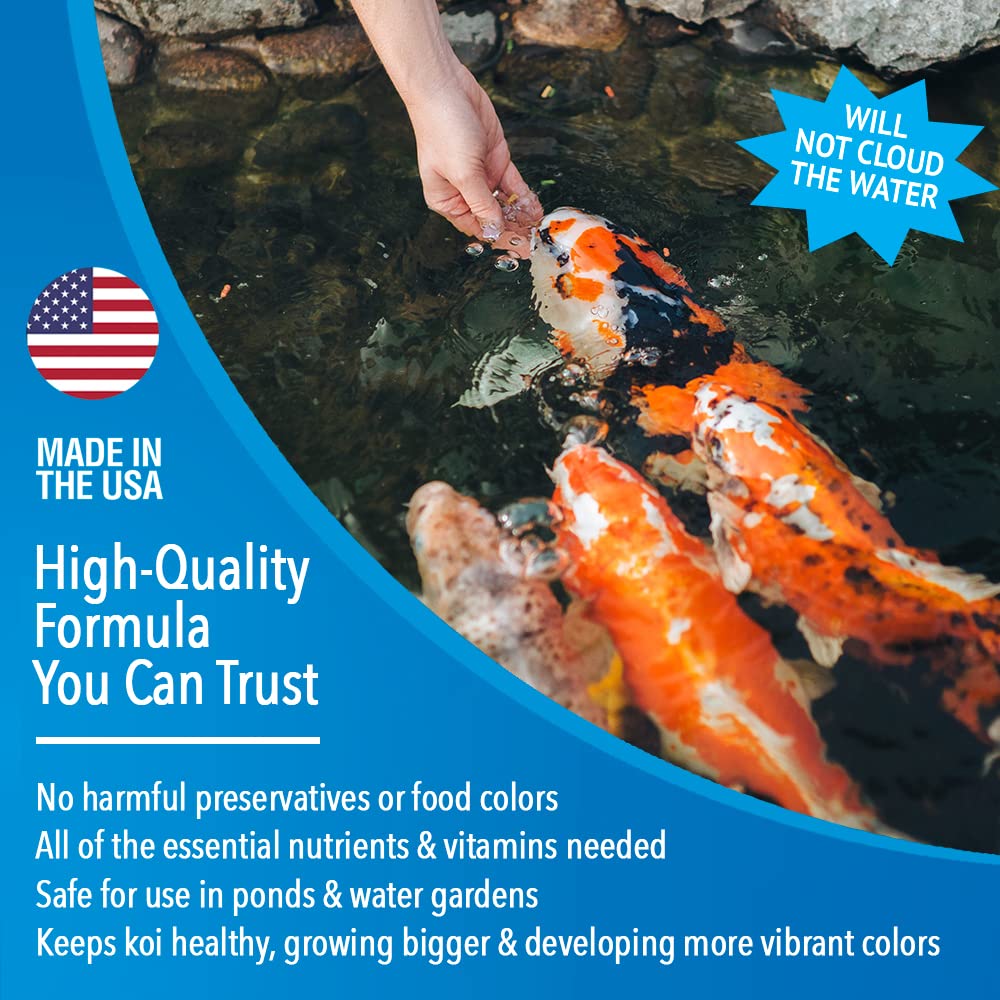 MICROBE-LIFT MLLMPSM Mini Floating Fish Food Pellets for Ponds, Water Gardens, and Fountains, for Small Live Goldfish and Koi, 12 Ounces - Image 6